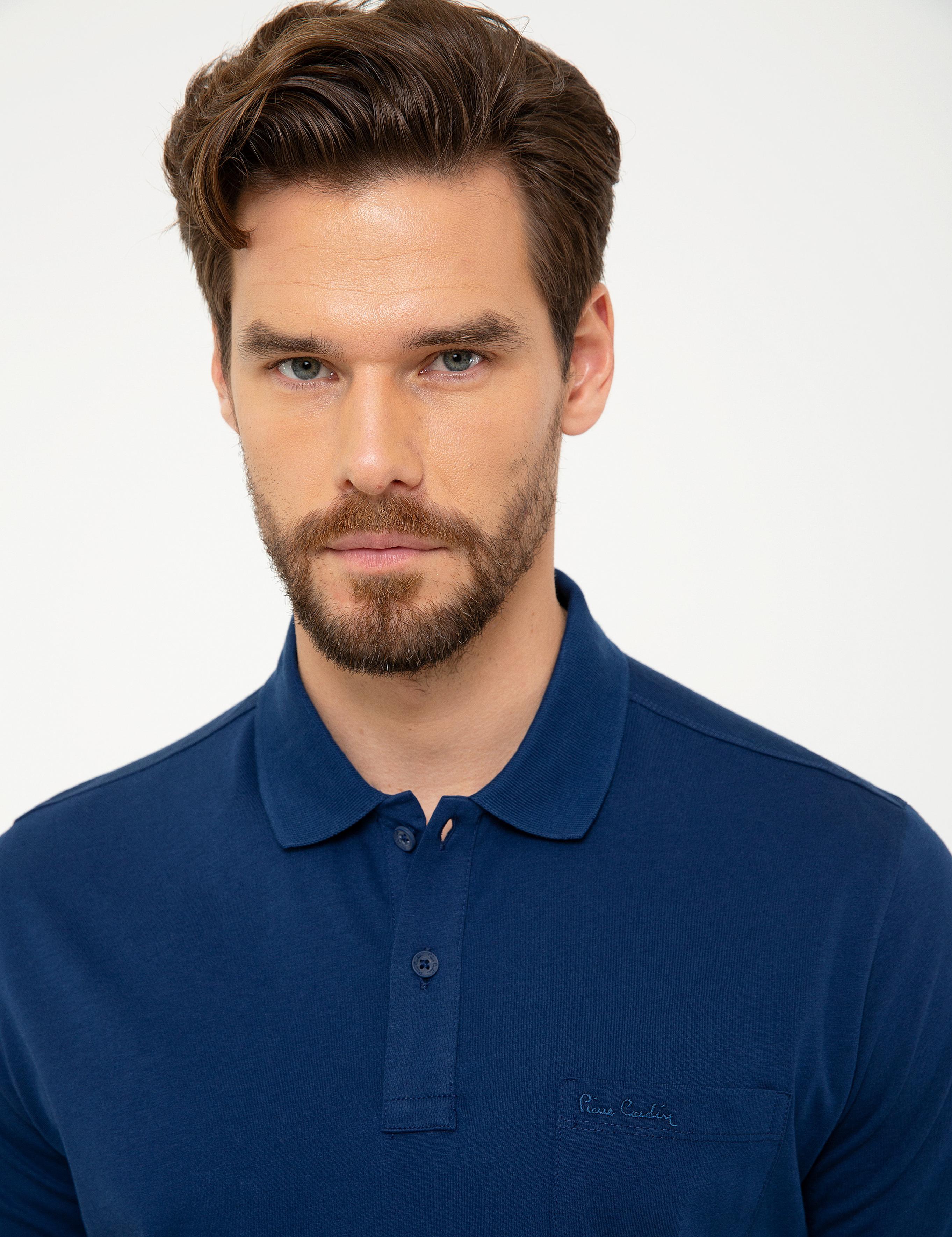 Lacivert Regular Fit Basic Tişört