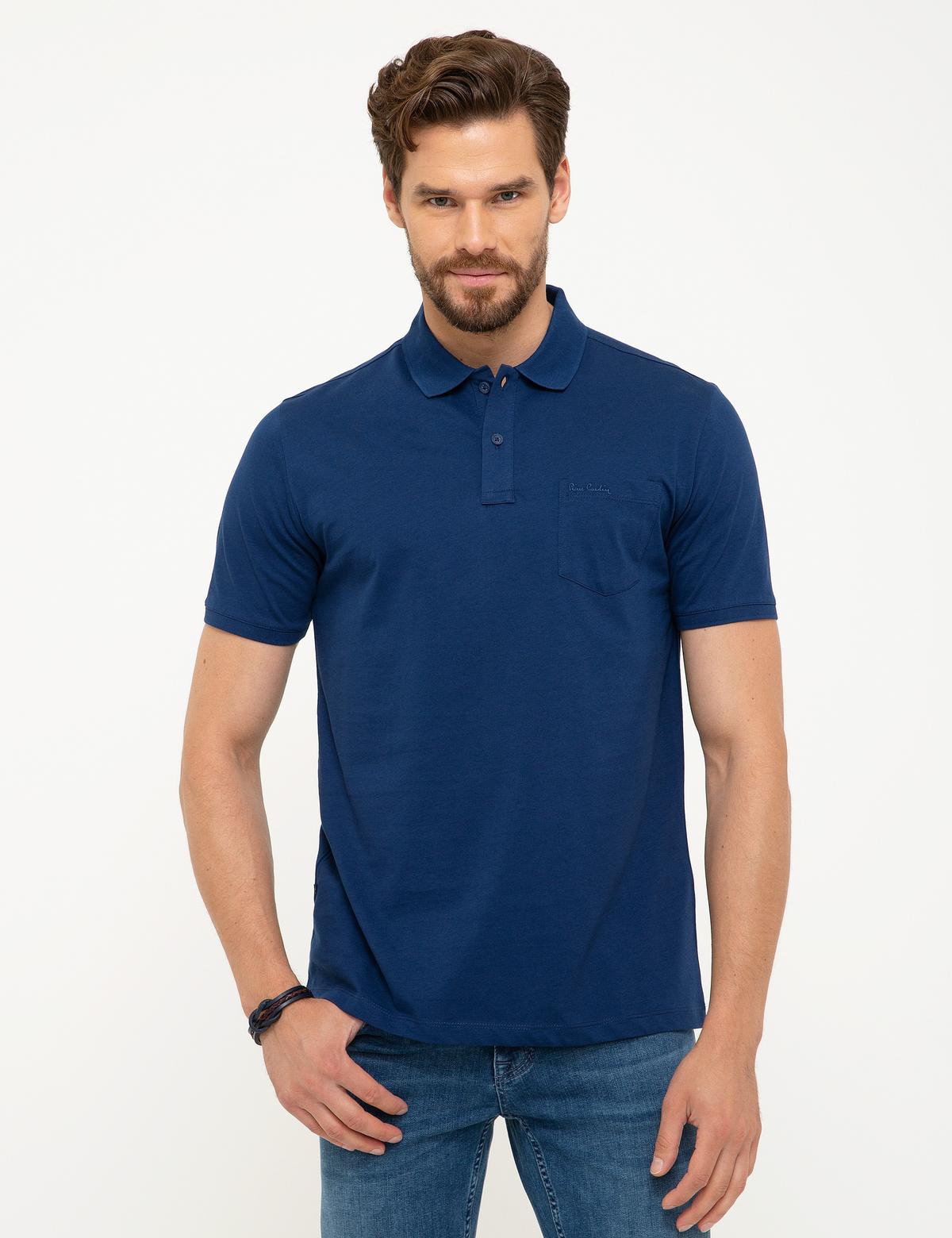 Lacivert Regular Fit Basic Tişört