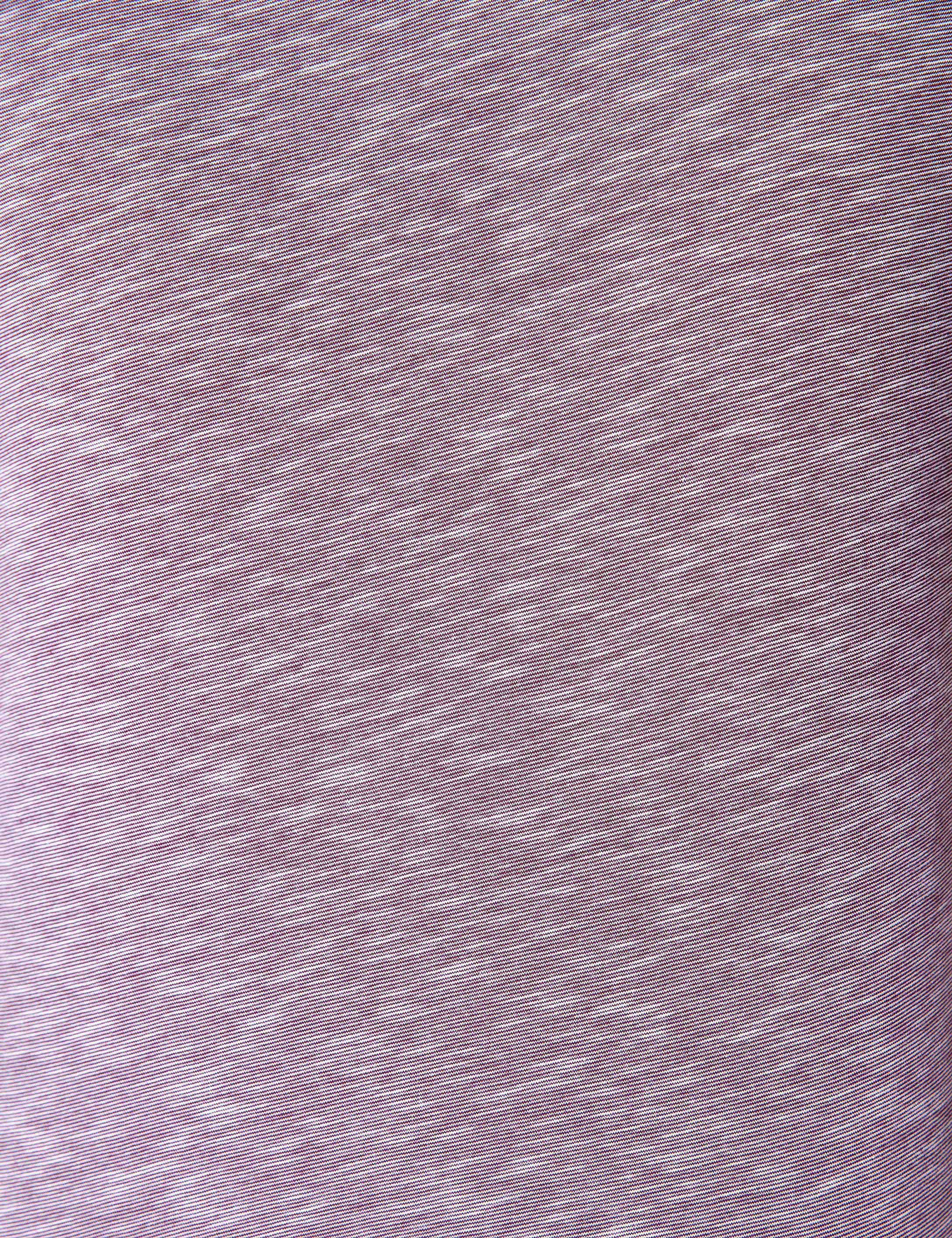 Bordo Slim Fit V Yaka Tişört - Image 4