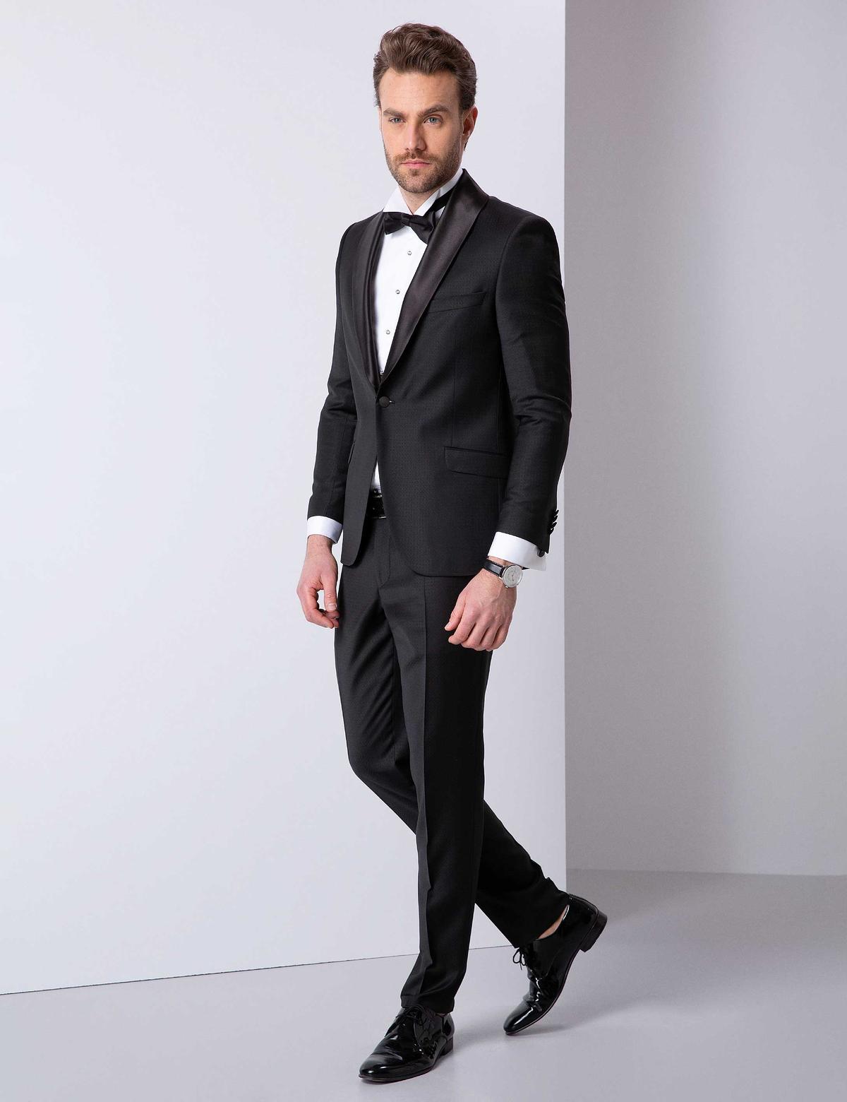 Siyah Damatlık Smokin - 50199911050