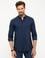 Lacivert Slim Fit Gömlek