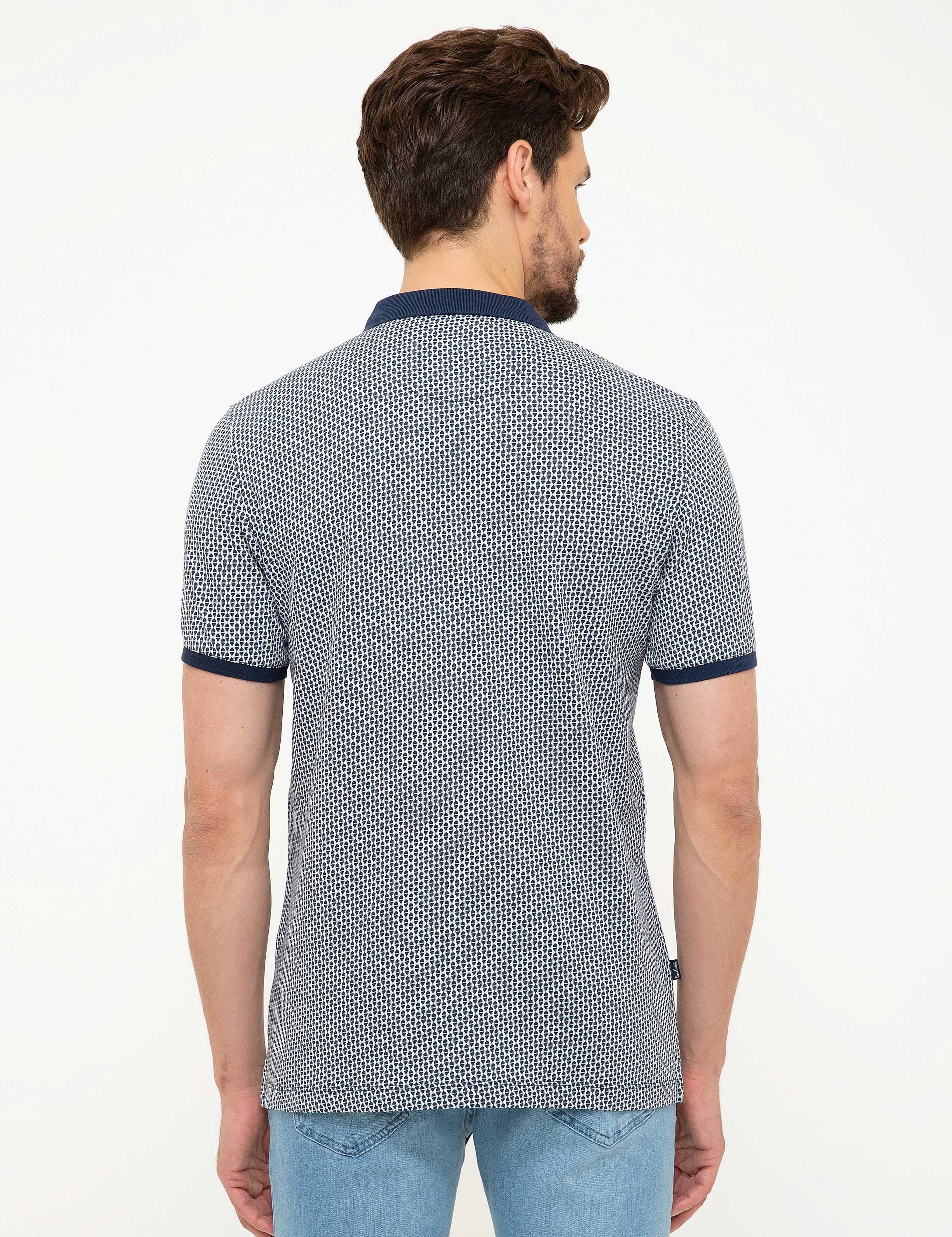 Lacivert Regular Fit Polo Yaka T-Shirt