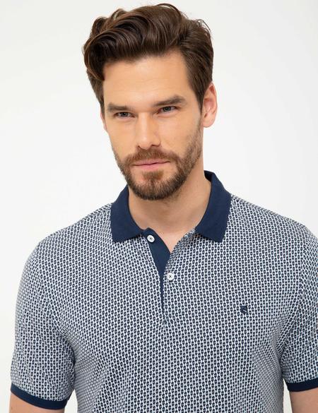 Lacivert Regular Fit Polo Yaka T-Shirt - 50200554005