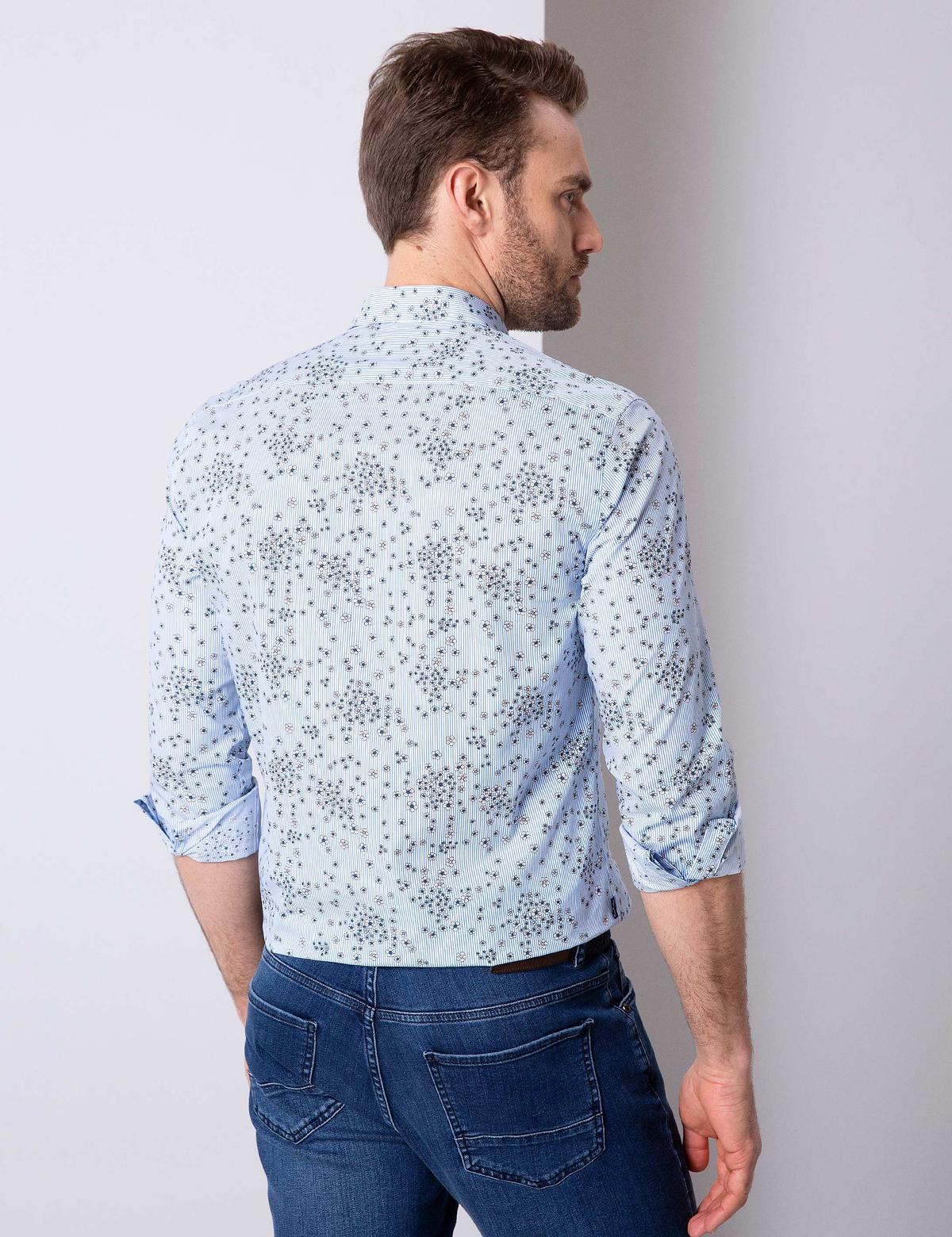 Mavi Slim Fit Uzun Kollu Gömlek - 50200591007