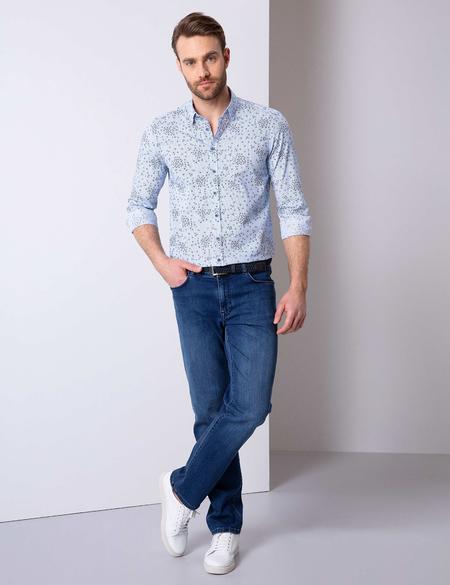 Mavi Slim Fit Uzun Kollu Gömlek - 50200591007