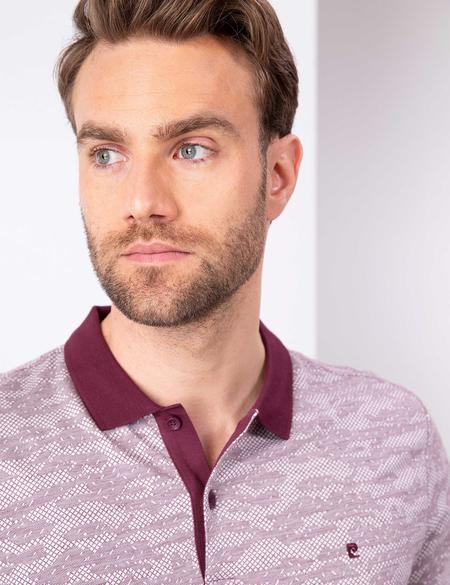 Bordo Slim Fit Polo Yaka T-Shirt - 50200633022