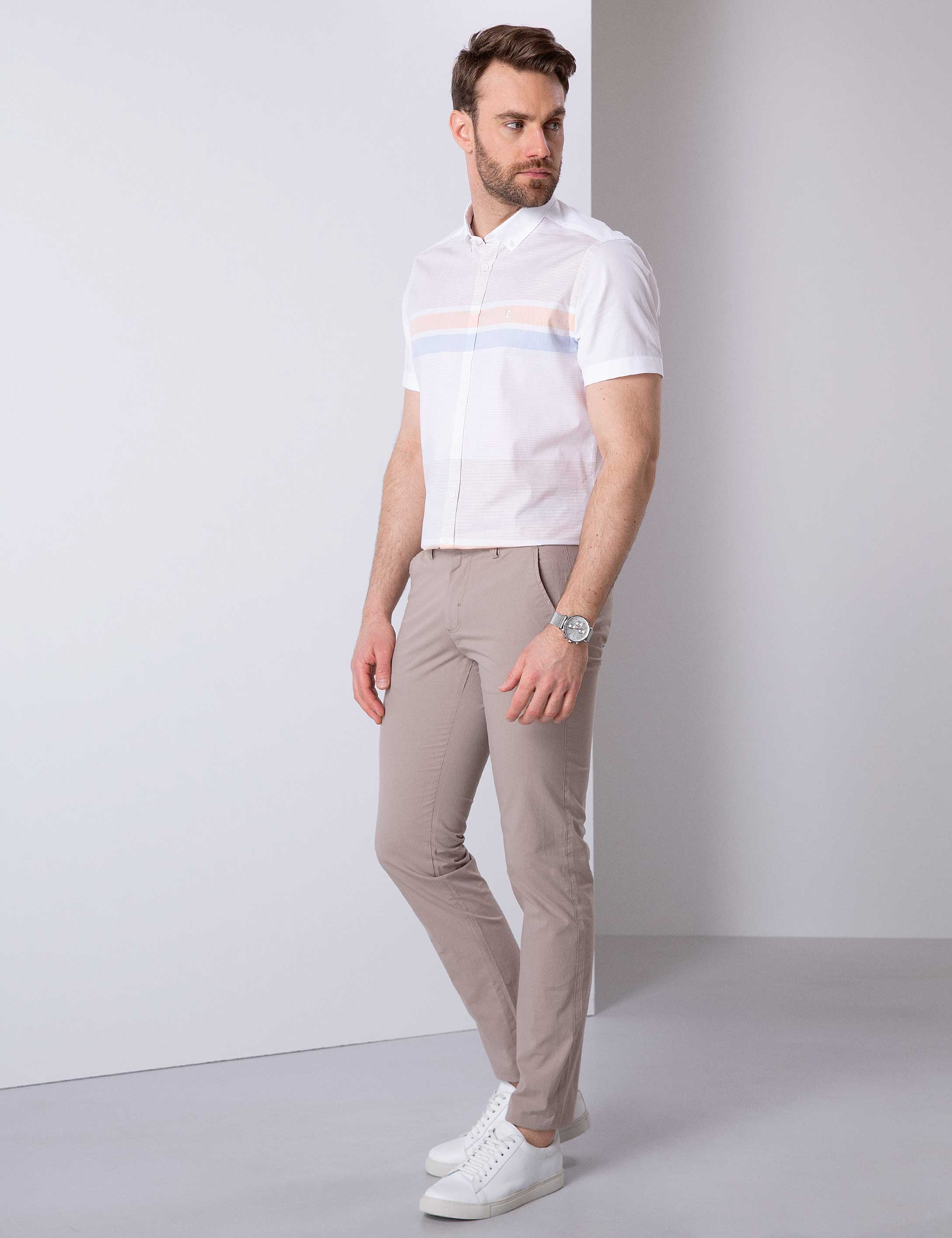 Taş Slim Fit Chino Pantolon - Image 2
