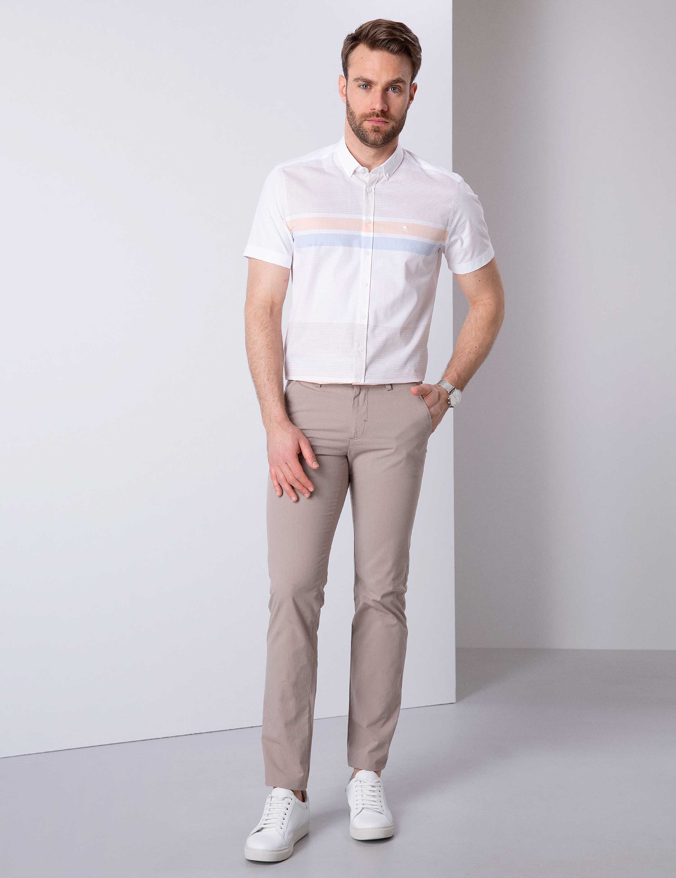 Taş Slim Fit Chino Pantolon