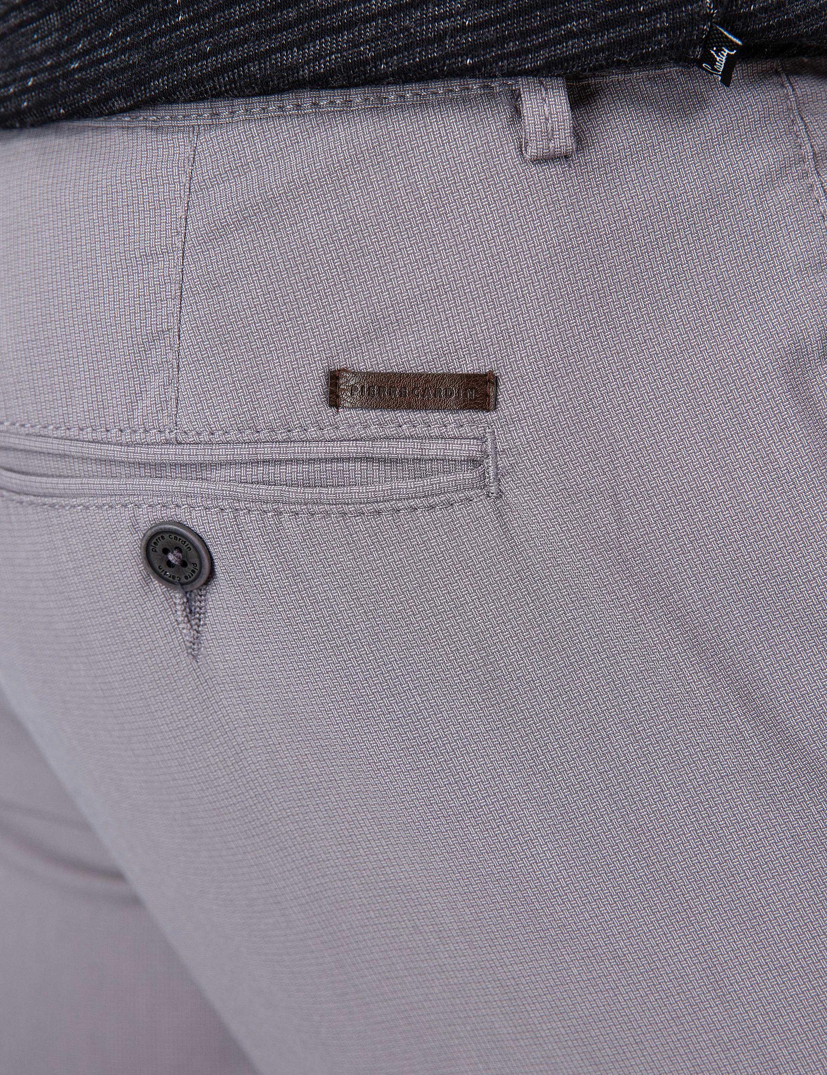 Gri Slim Fit Kanvas Pantolon