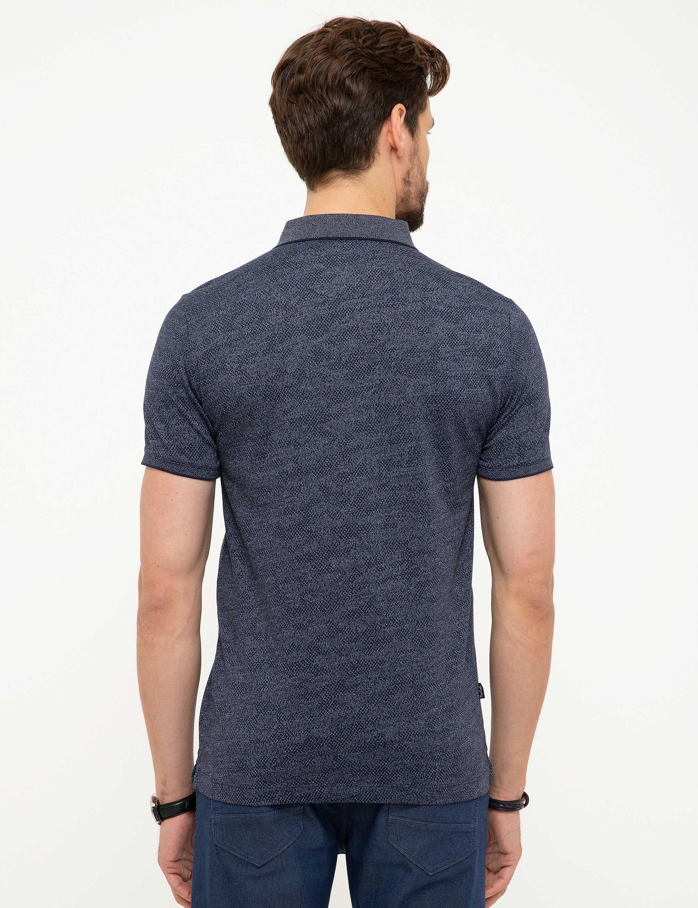 Lacivert Slim Fit Tişört