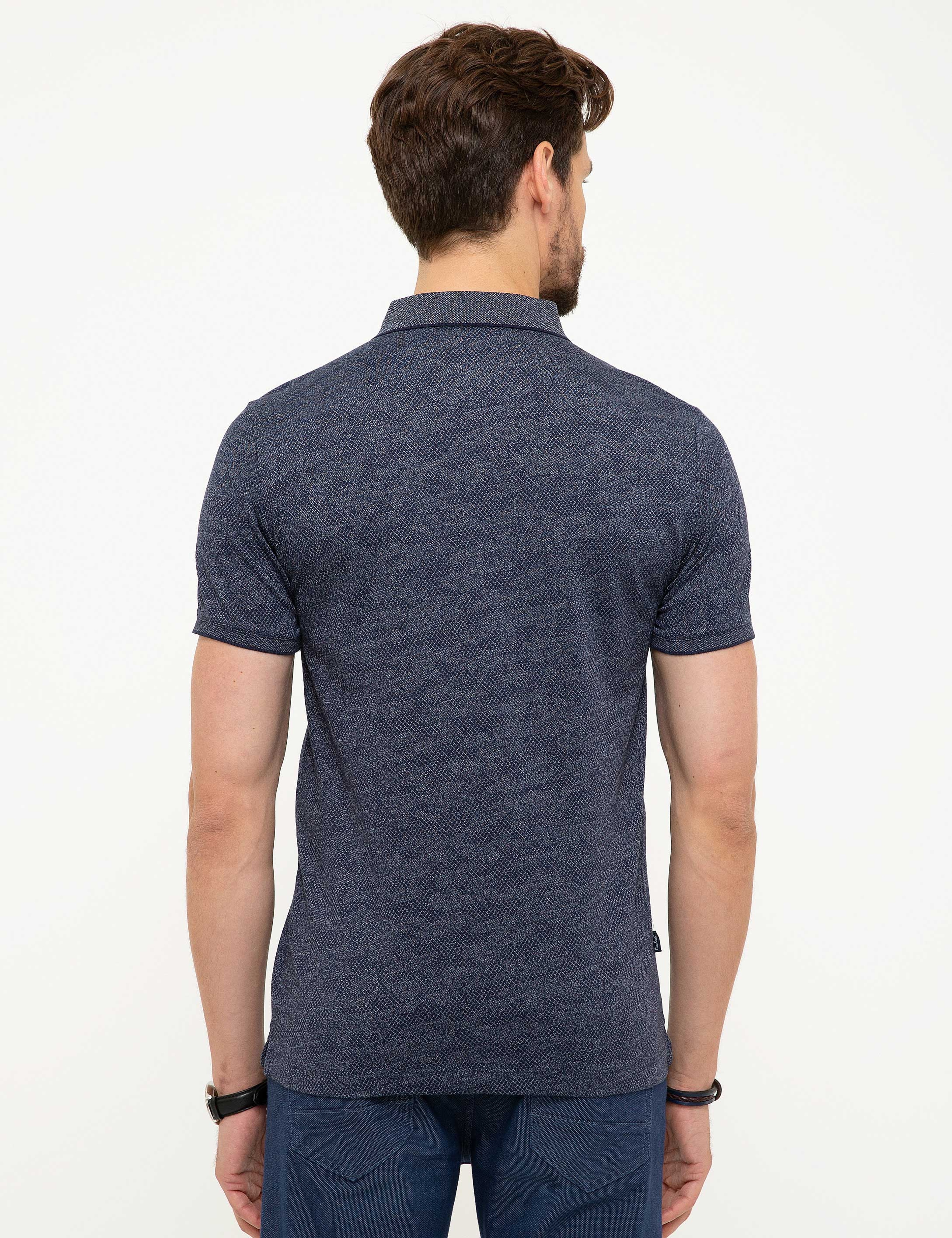 Lacivert Slim Fit Tişört
