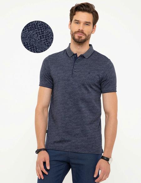 Lacivert Slim Fit Tişört - 50200657007