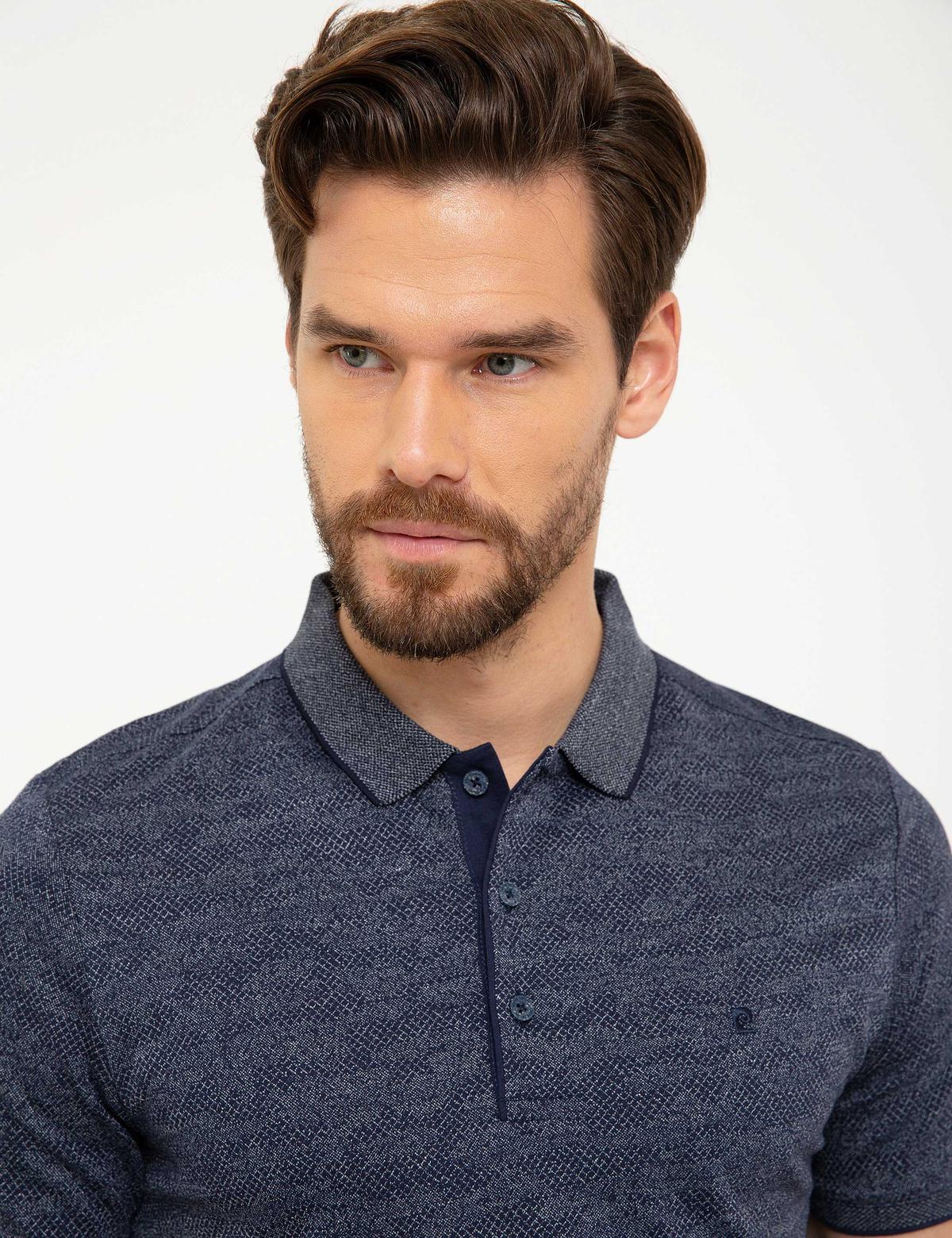 Lacivert Slim Fit Tişört - 50200657007