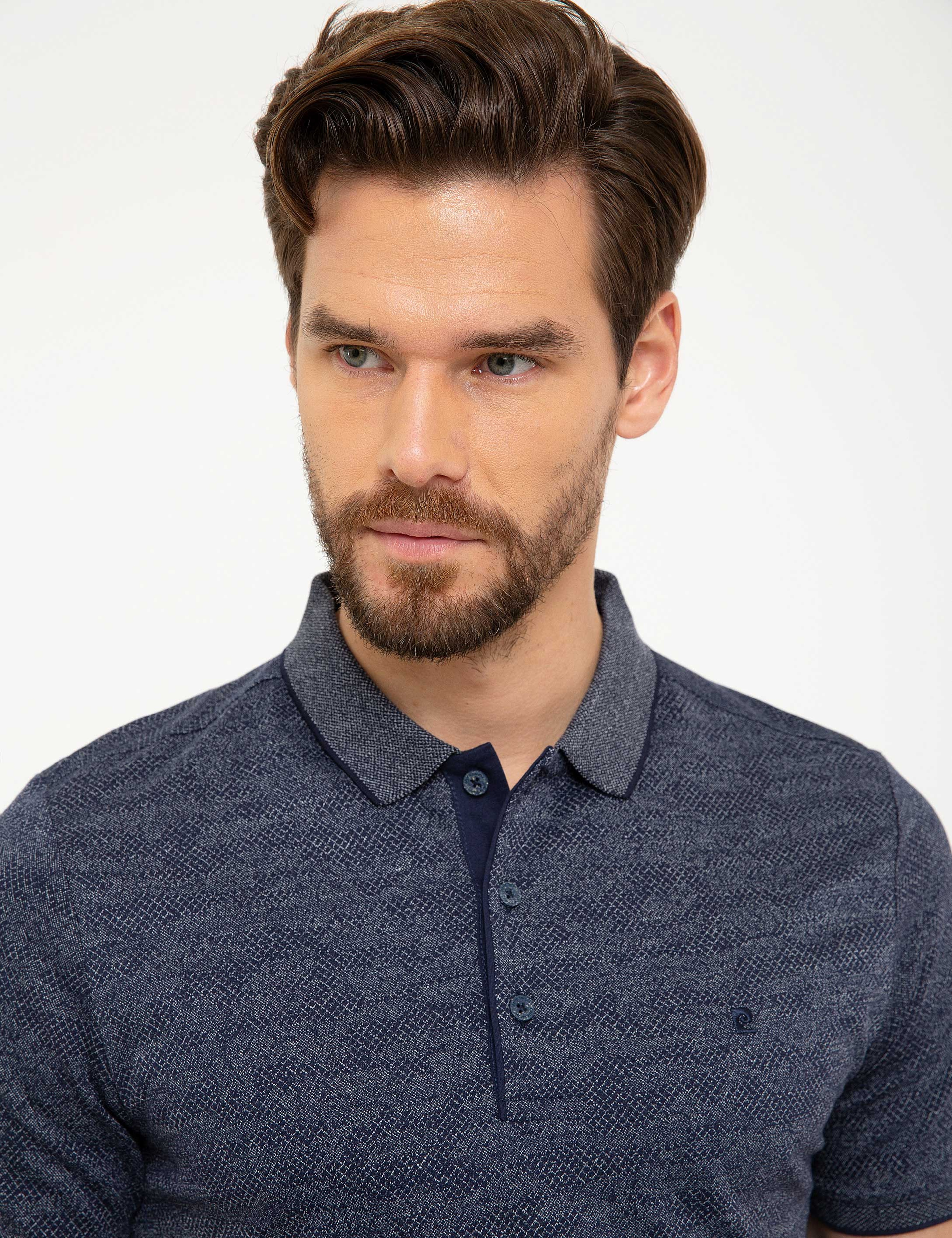 Lacivert Slim Fit Tişört - Image 2