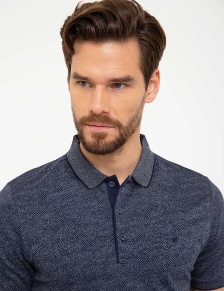 Lacivert Slim Fit Tişört - 50200657007