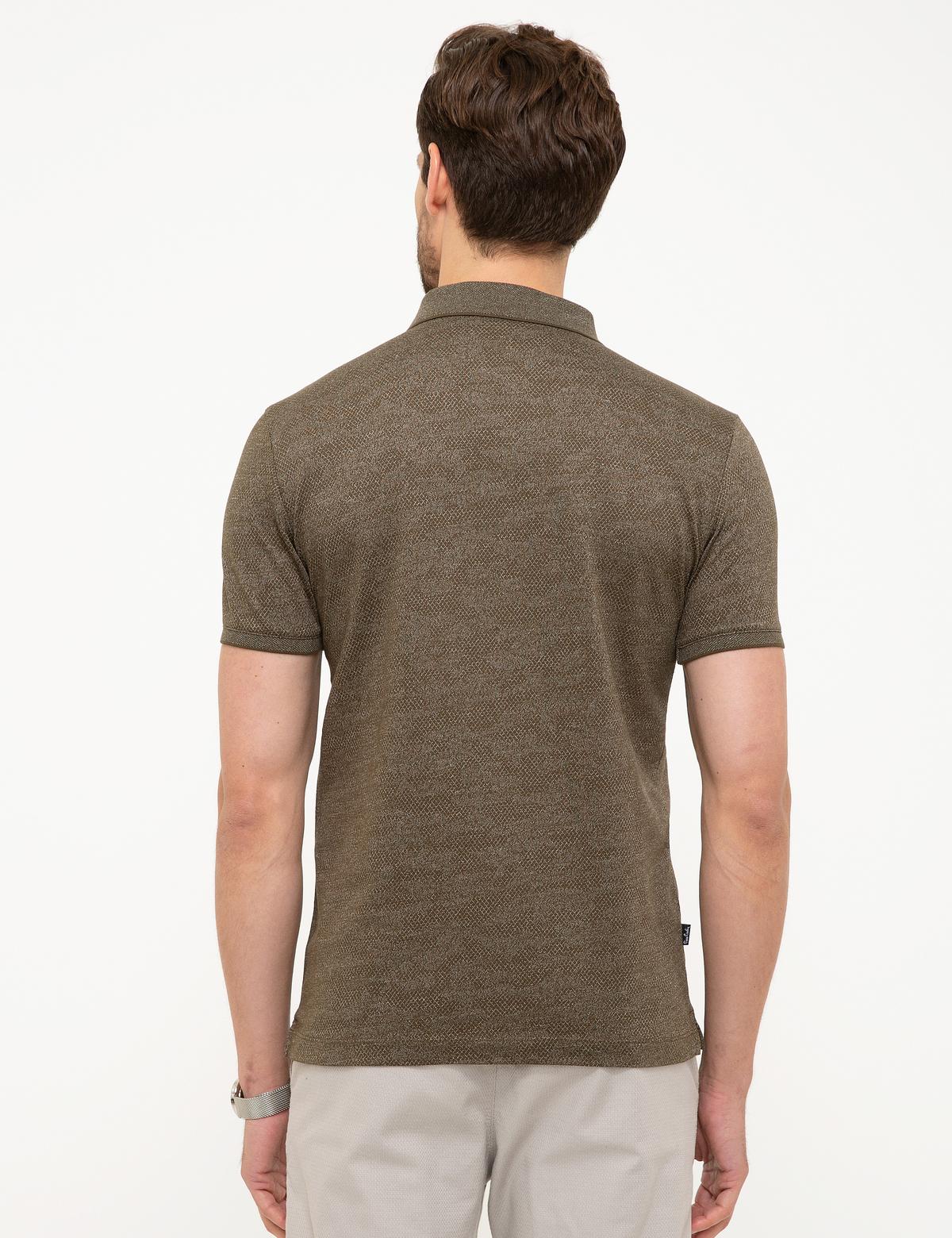 Haki Slim Fit Polo Yaka T-Shirt - 50200657023