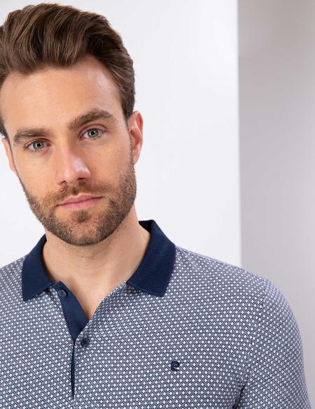 Lacivert Slim Fit Polo Yaka T-Shirt - 50200658005