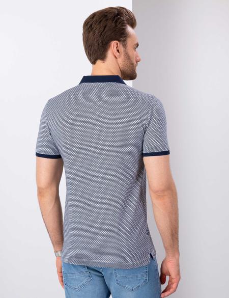 Lacivert Slim Fit Polo Yaka T-Shirt - 50200658005