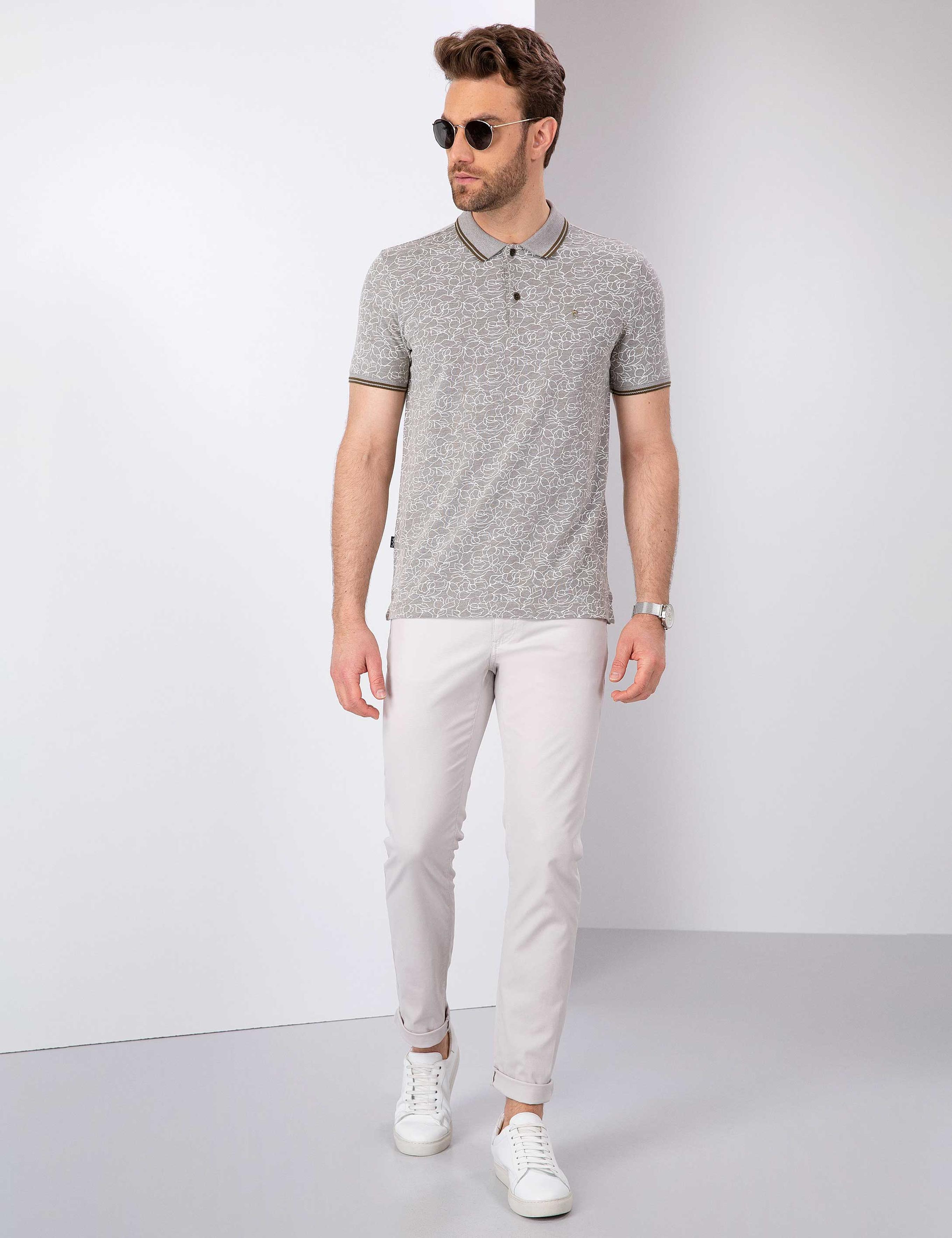 Gri Slim Fit T-Shirt