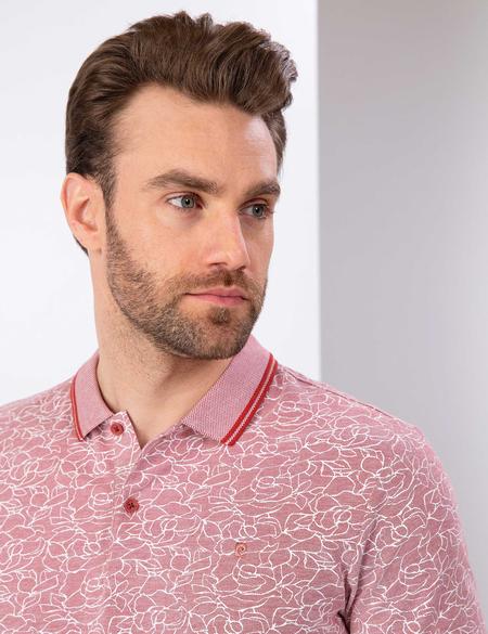 Kiremit Slim Fit Tişört - 50200688019