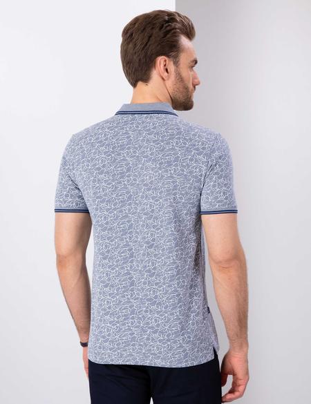 Lacivert Slim Fit Polo Yaka T-Shirt - 50200688043