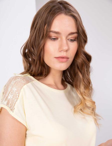 Açık Sarı Tişört - 50200726026