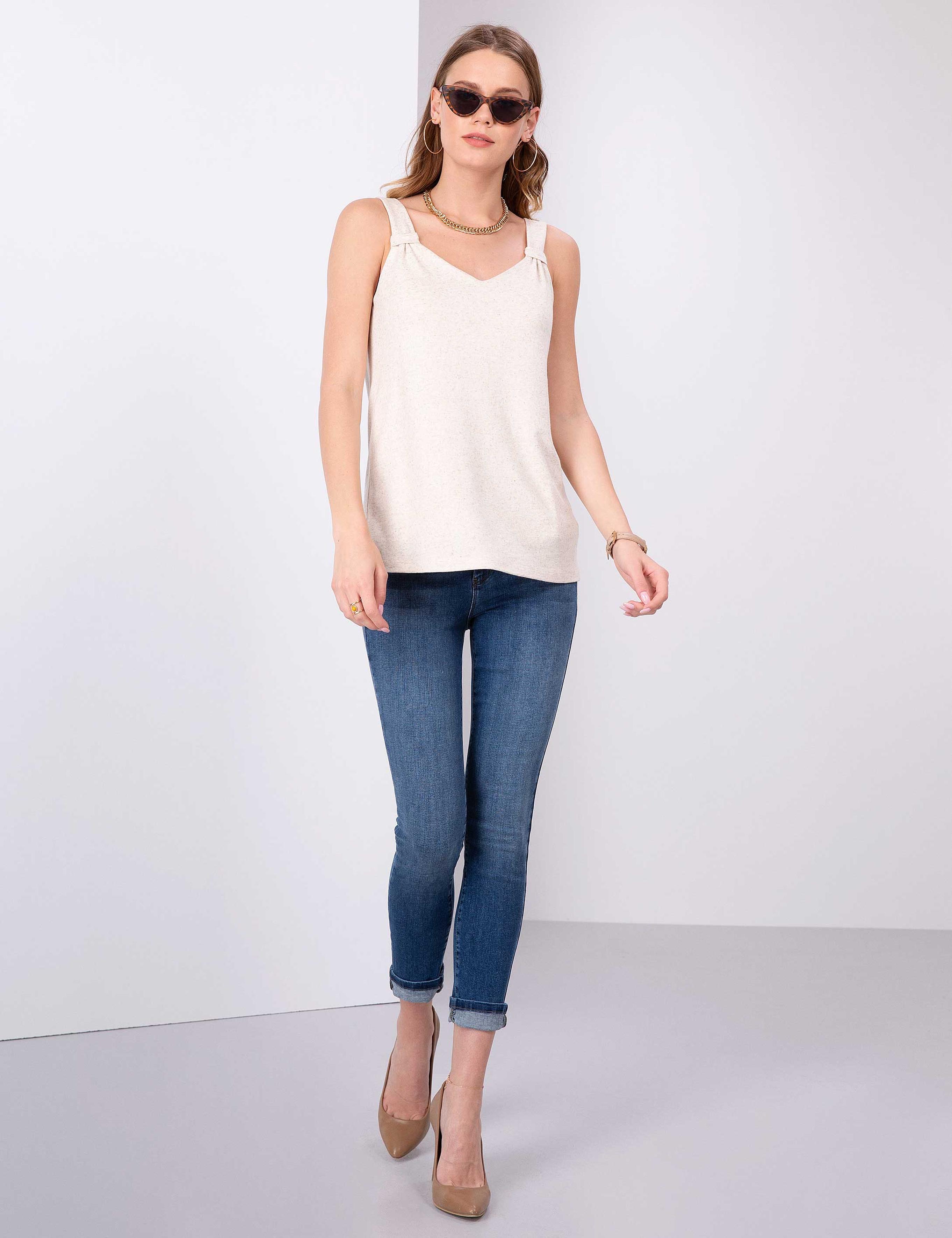 Kum Melanj Kolsuz Tişört