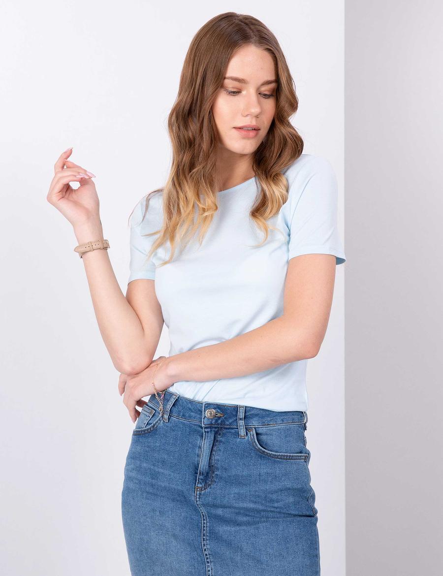 Açık Mavi T-Shirt