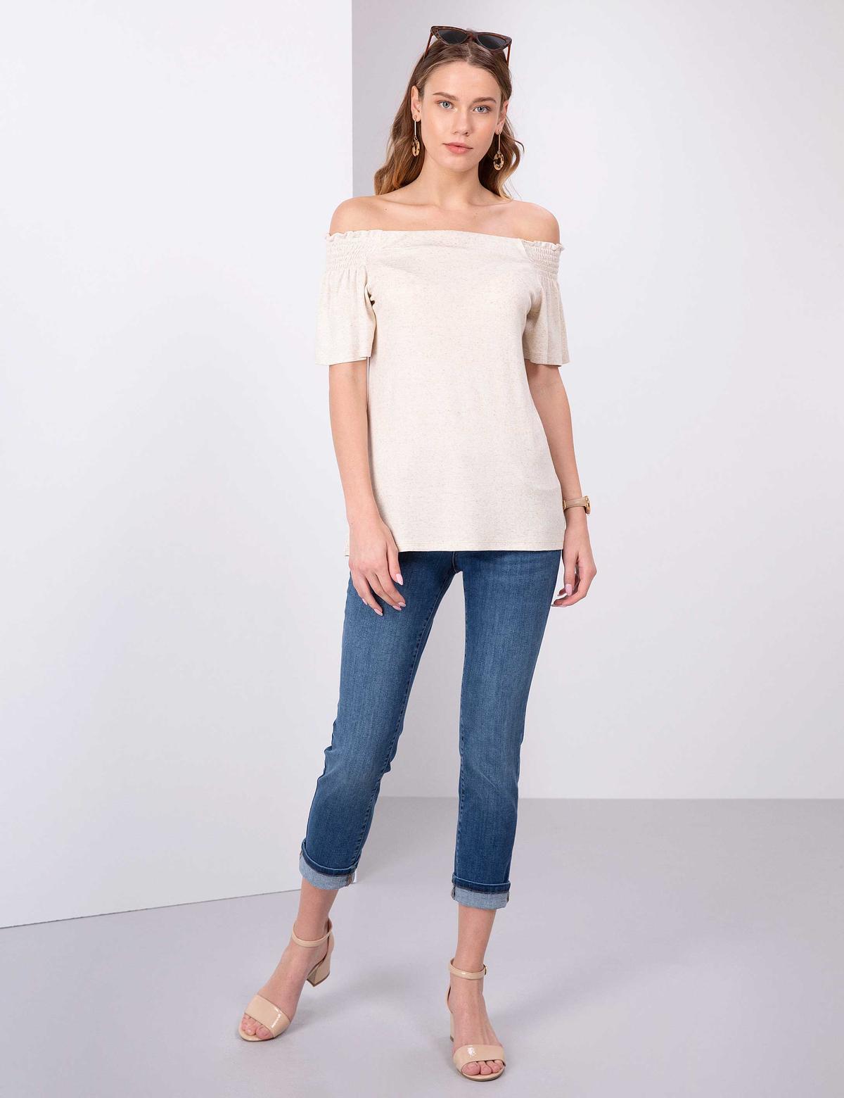 Kum Melanj Tişört - 50200754016