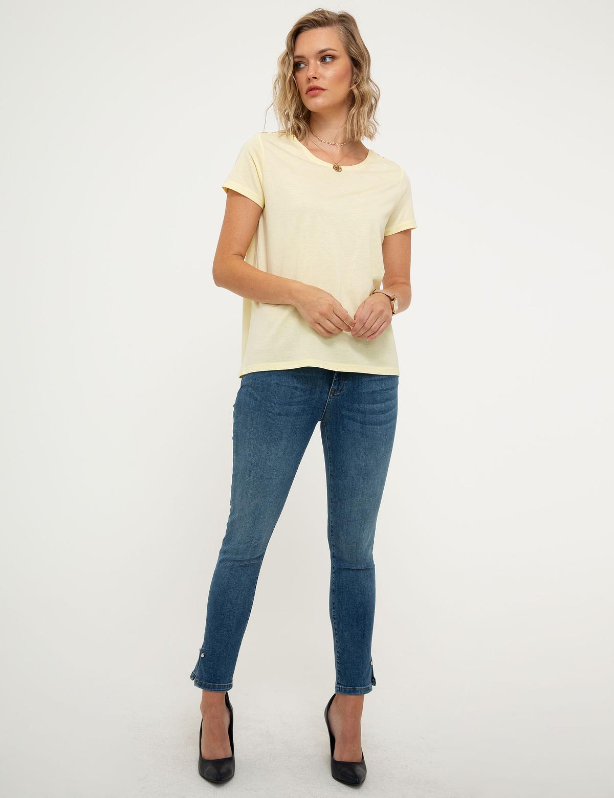 Açık Sarı Tişört - 50200762029