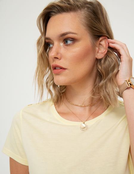 Açık Sarı Tişört - 50200762029