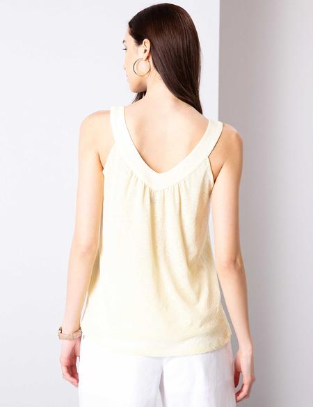 Açık Sarı Kolsuz Tişört - 50200783011