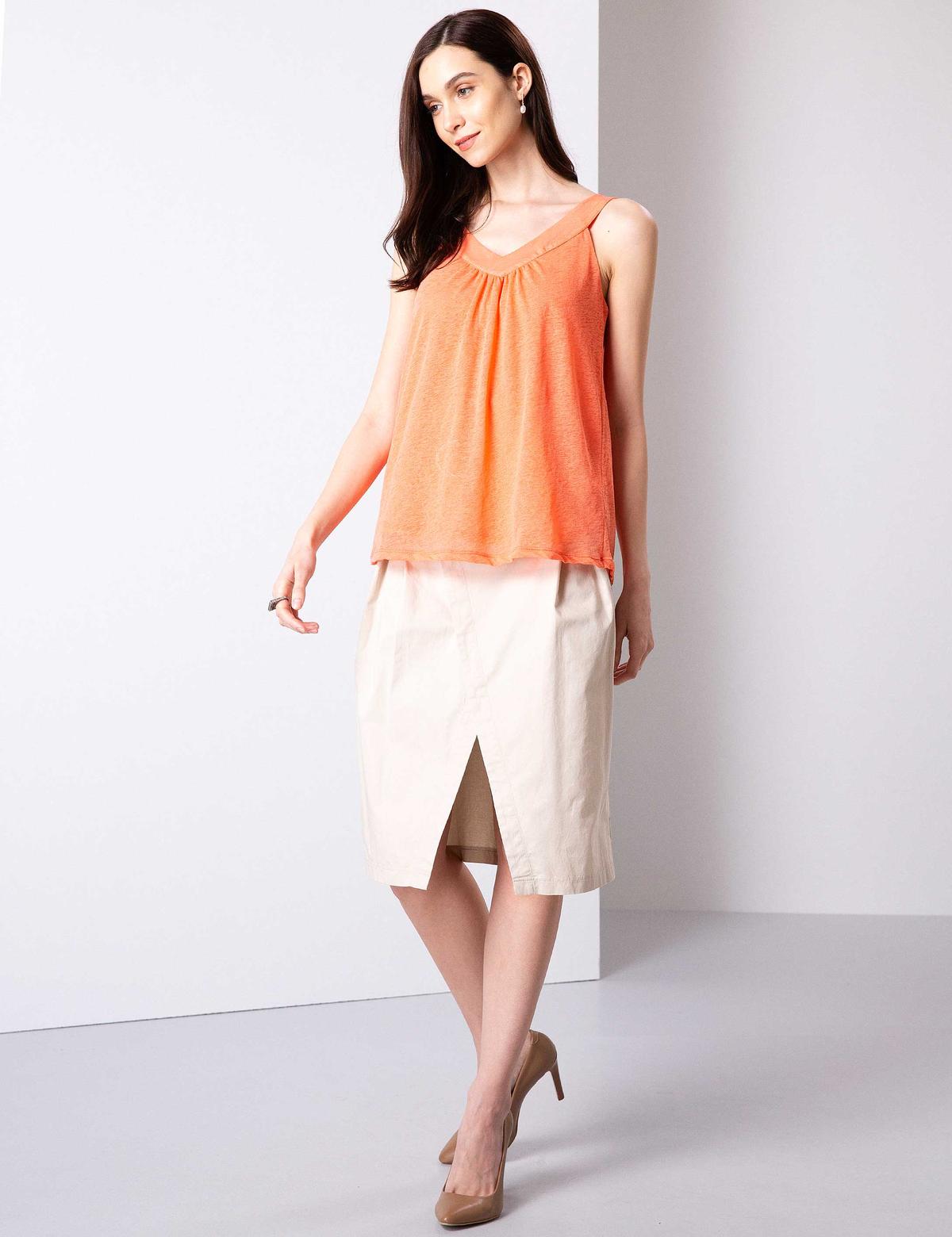 Nar Çiçeği Kolsuz Tişört - 50200783031