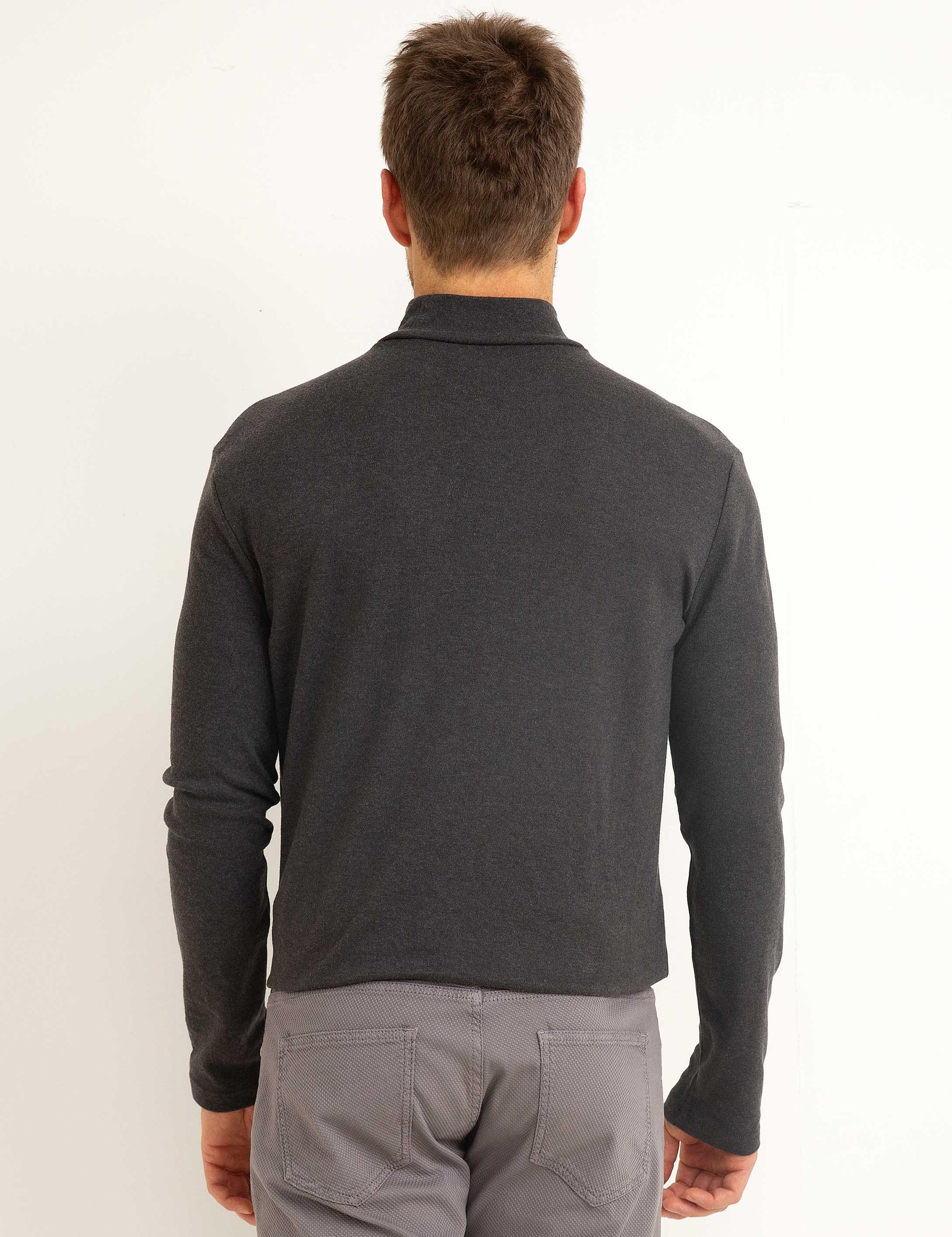 Gri Slim Fit Chino Pantolon