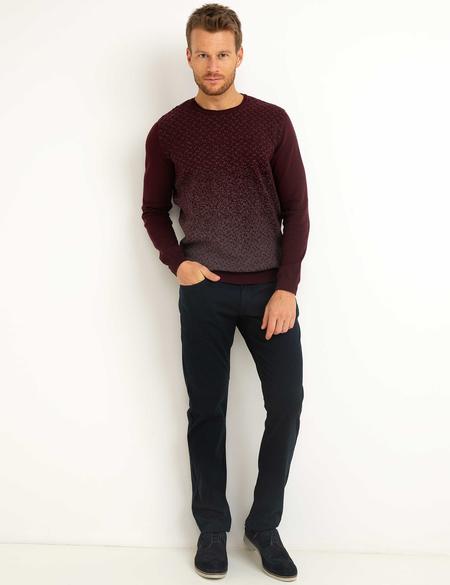 Lacivert Slim Fit Chino Pantolon - 50200794036