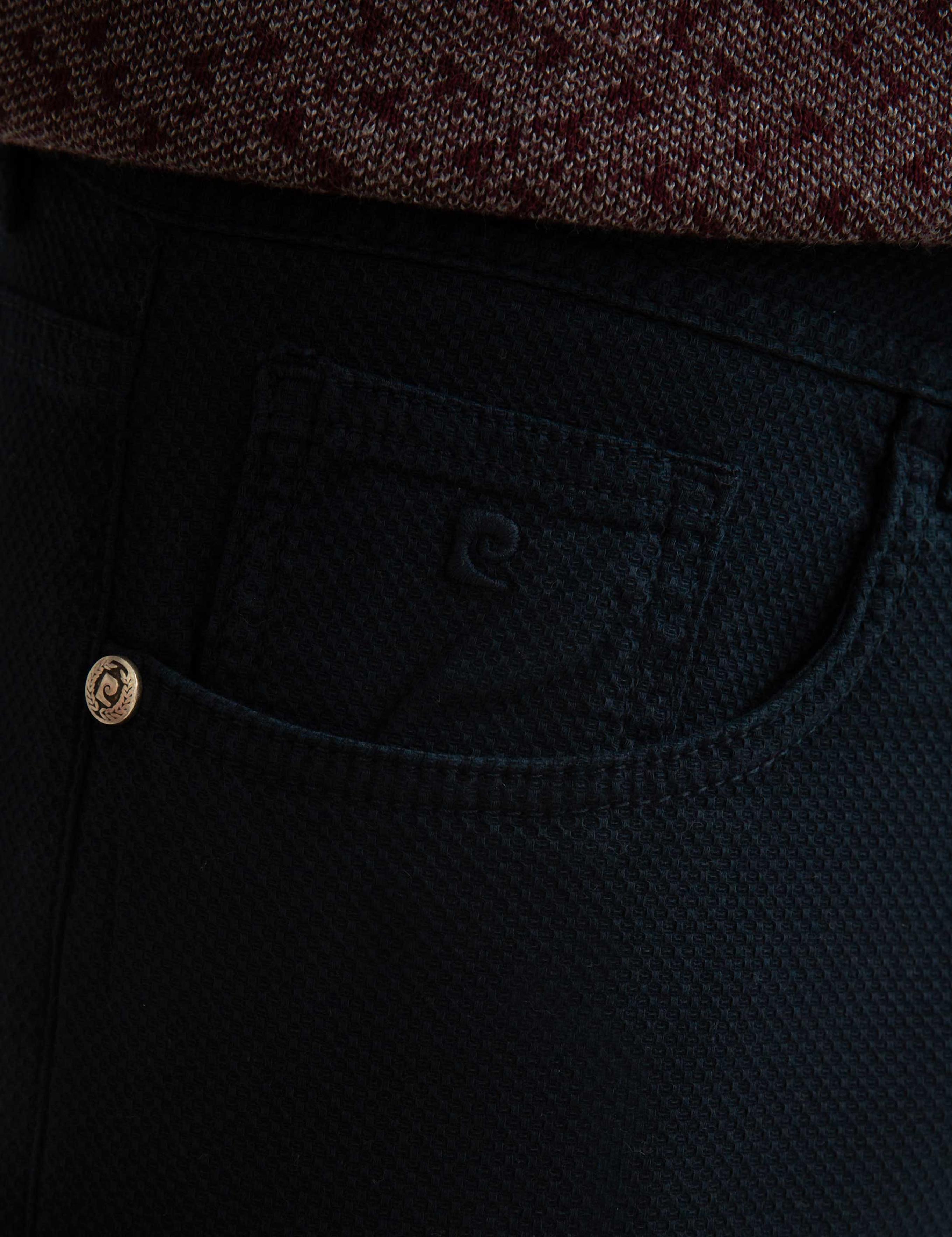 Lacivert Slim Fit Chino Pantolon