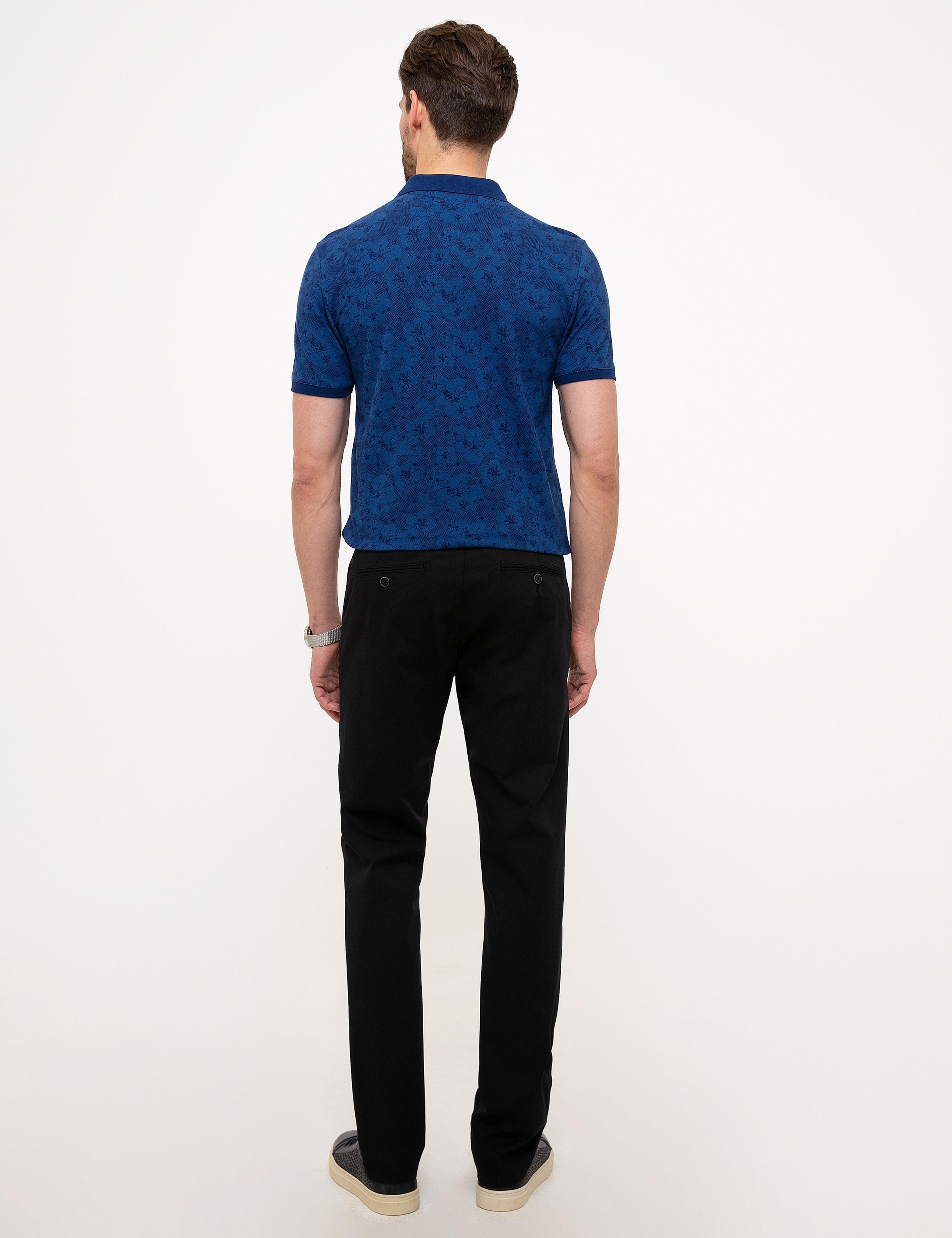 Siyah Regular Fit Chino Pantolon