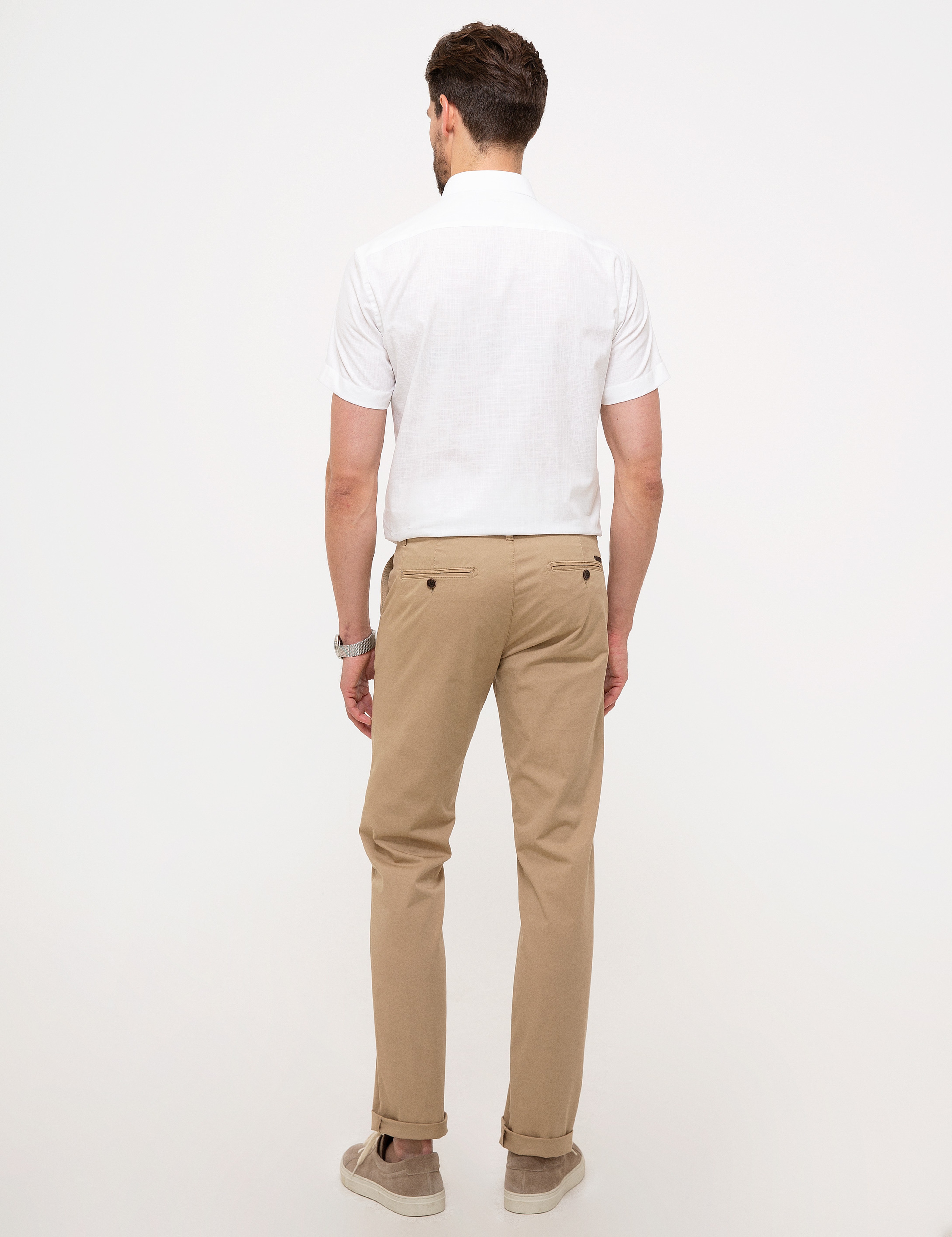 Camel Regular Fit Kanvas Pantolon - Image 3