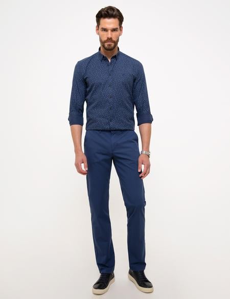 İndigo Regular Fit Kanvas Pantolon - 50200802070