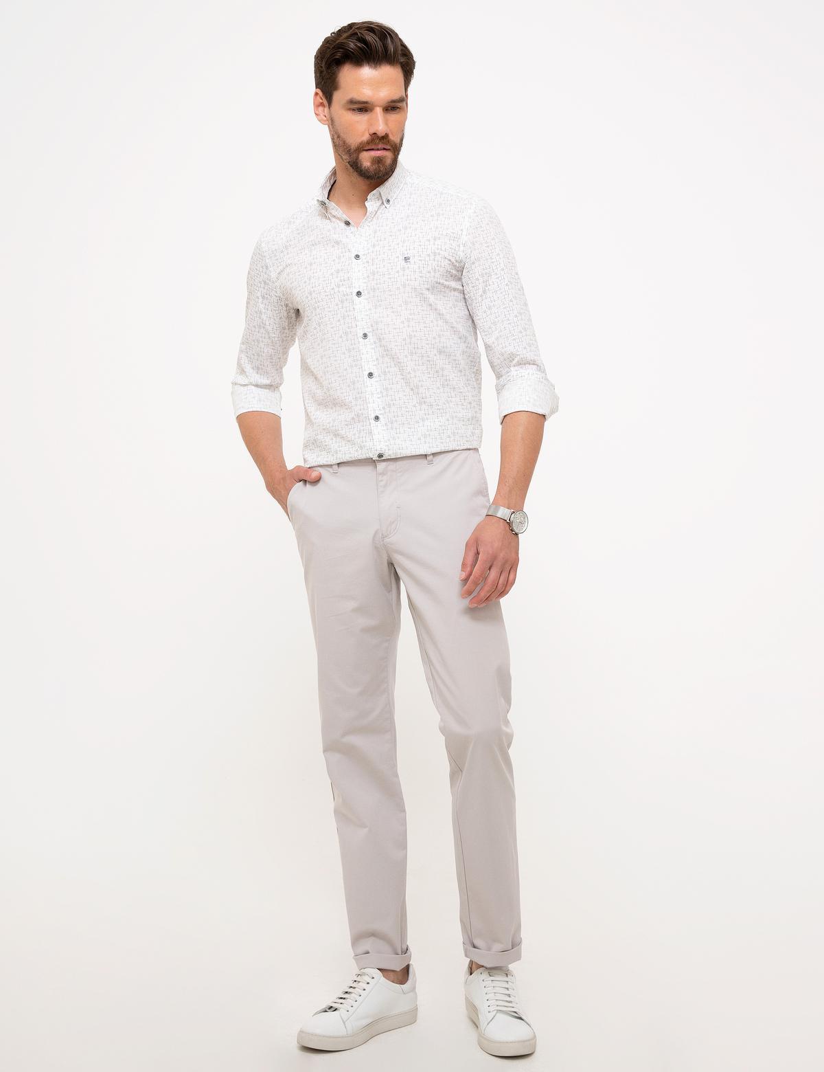 Taş Regular Fit Kanvas Pantolon