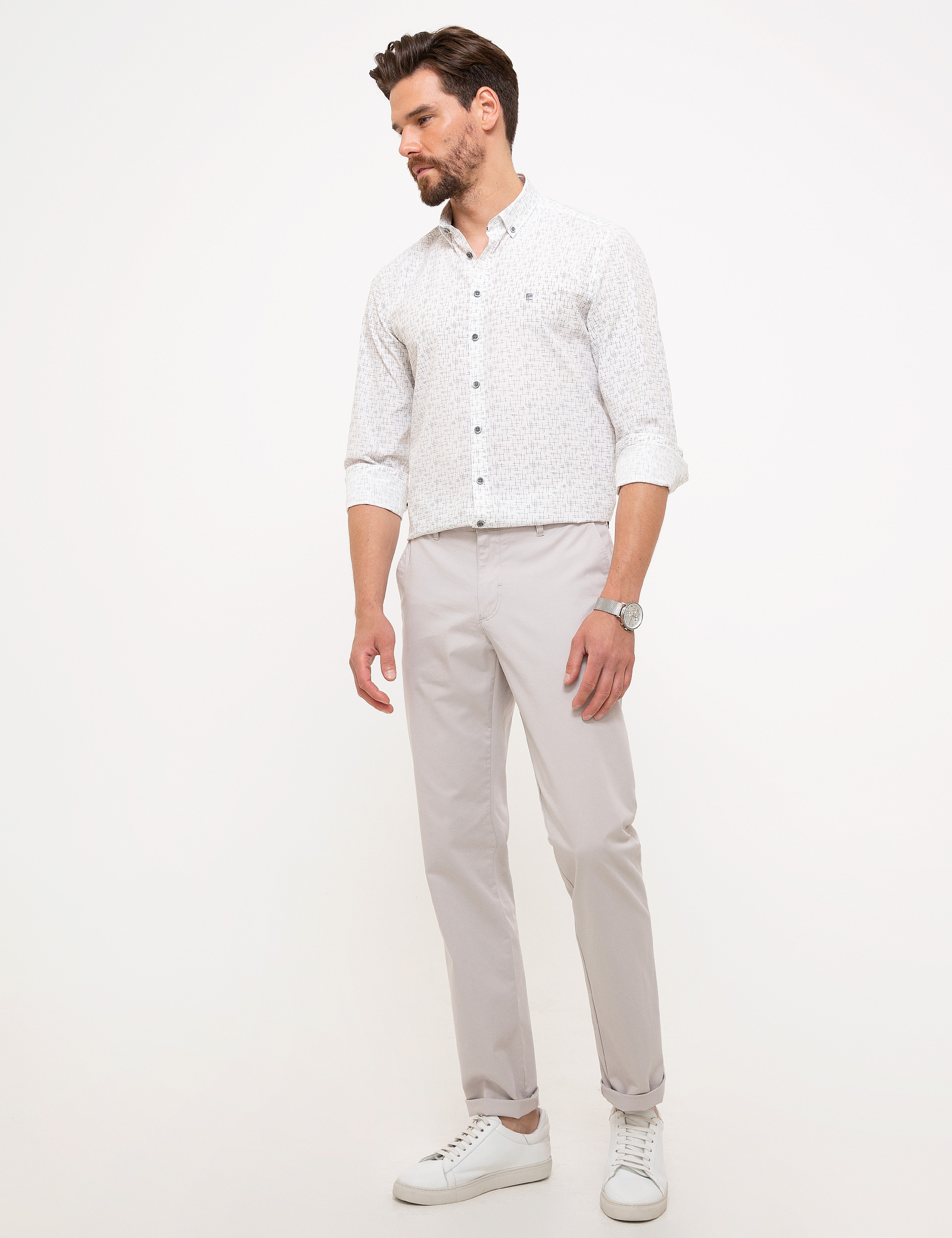 Taş Regular Fit Kanvas Pantolon - Image 2