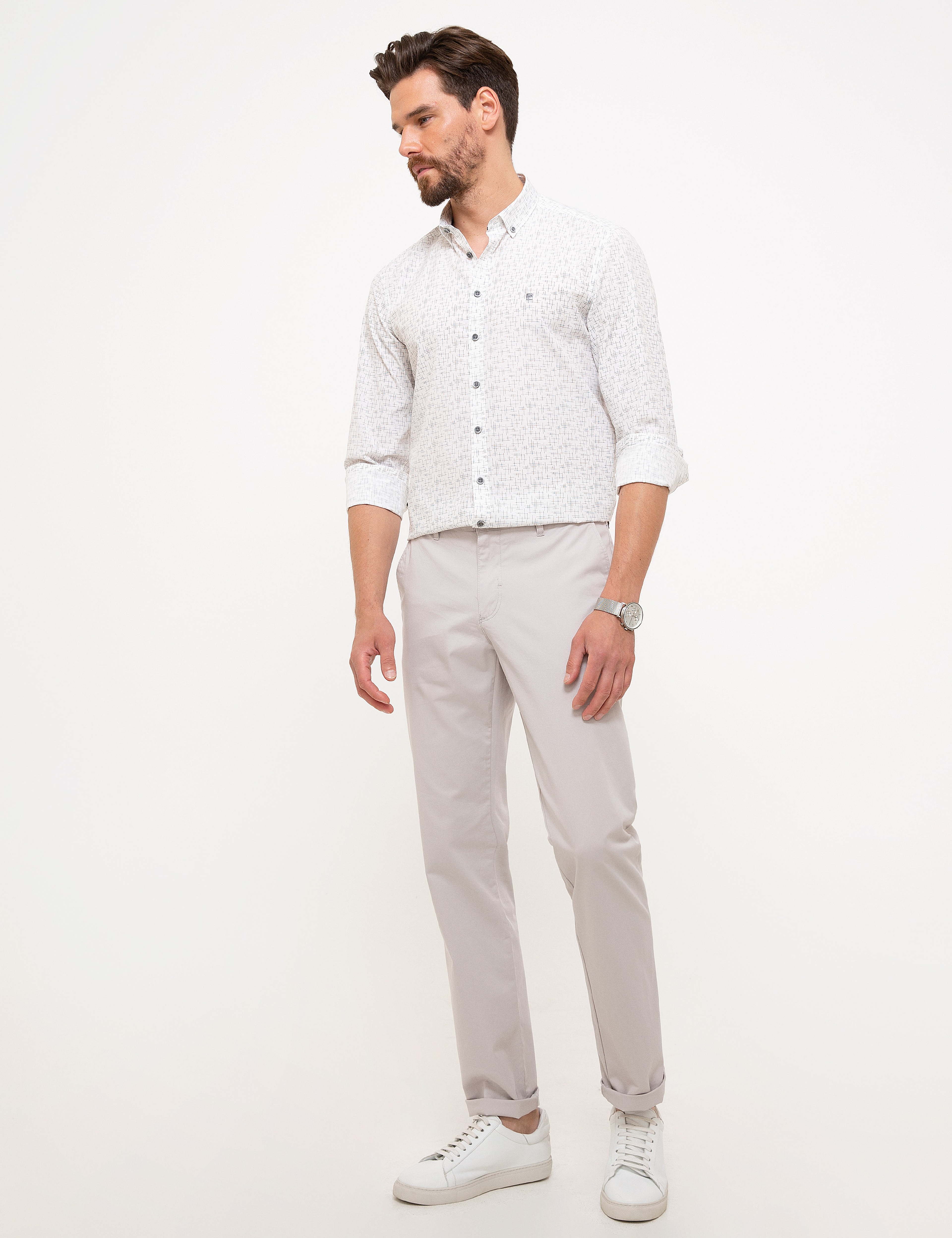 Taş Regular Fit Kanvas Pantolon