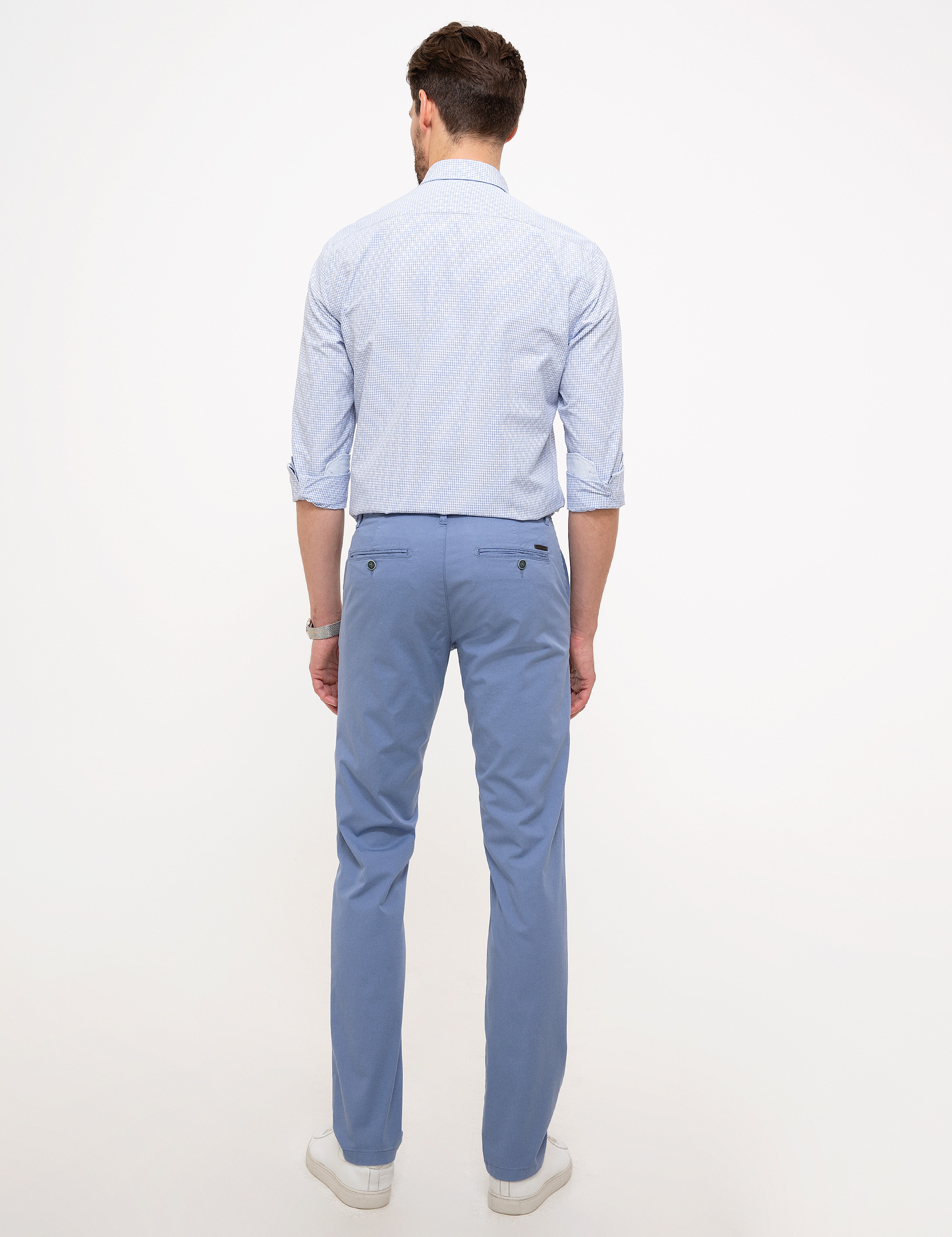 Mavi Regular Fit Kanvas Pantolon - Image 3