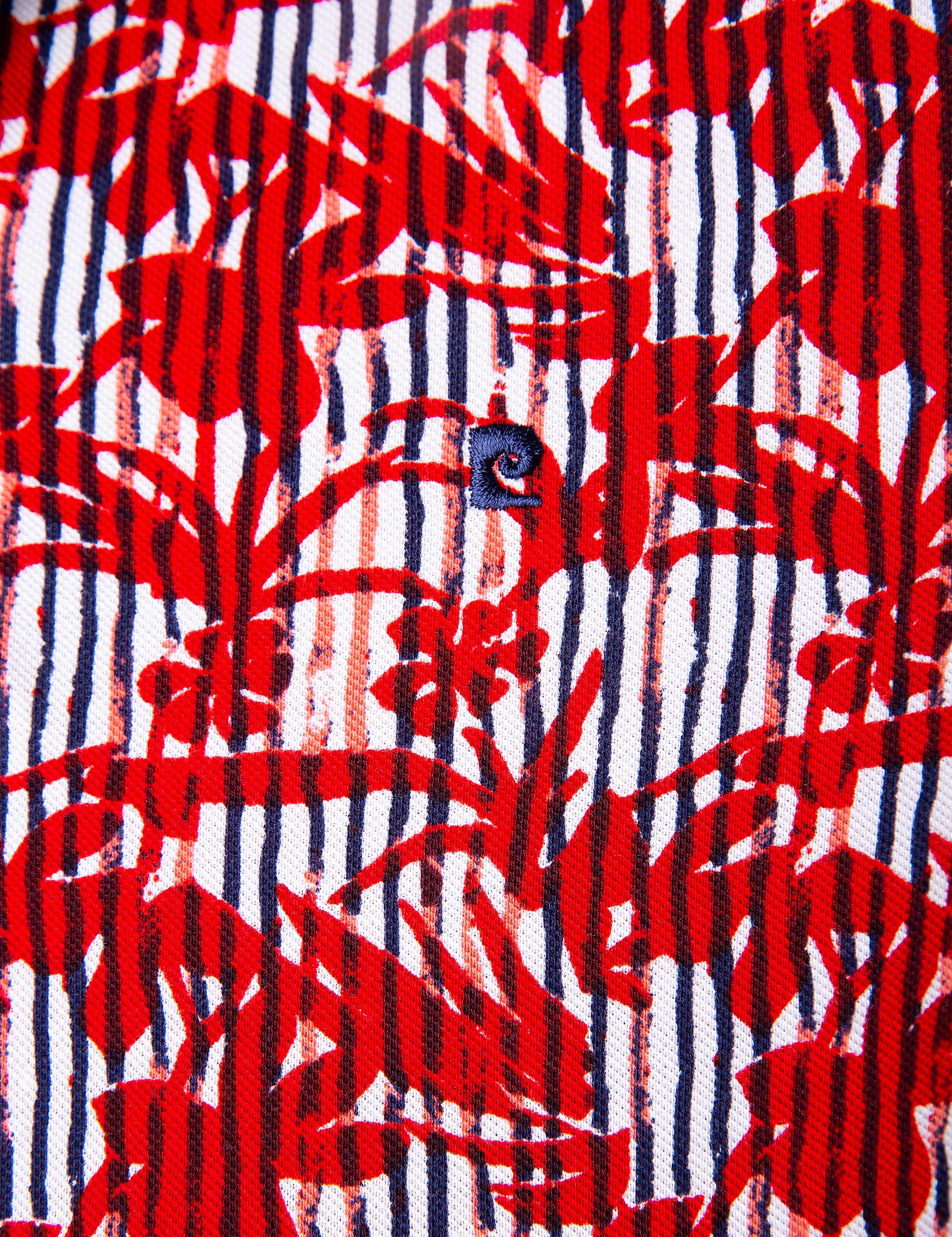 Kırmızı Slim Fit Polo Yaka T-Shirt