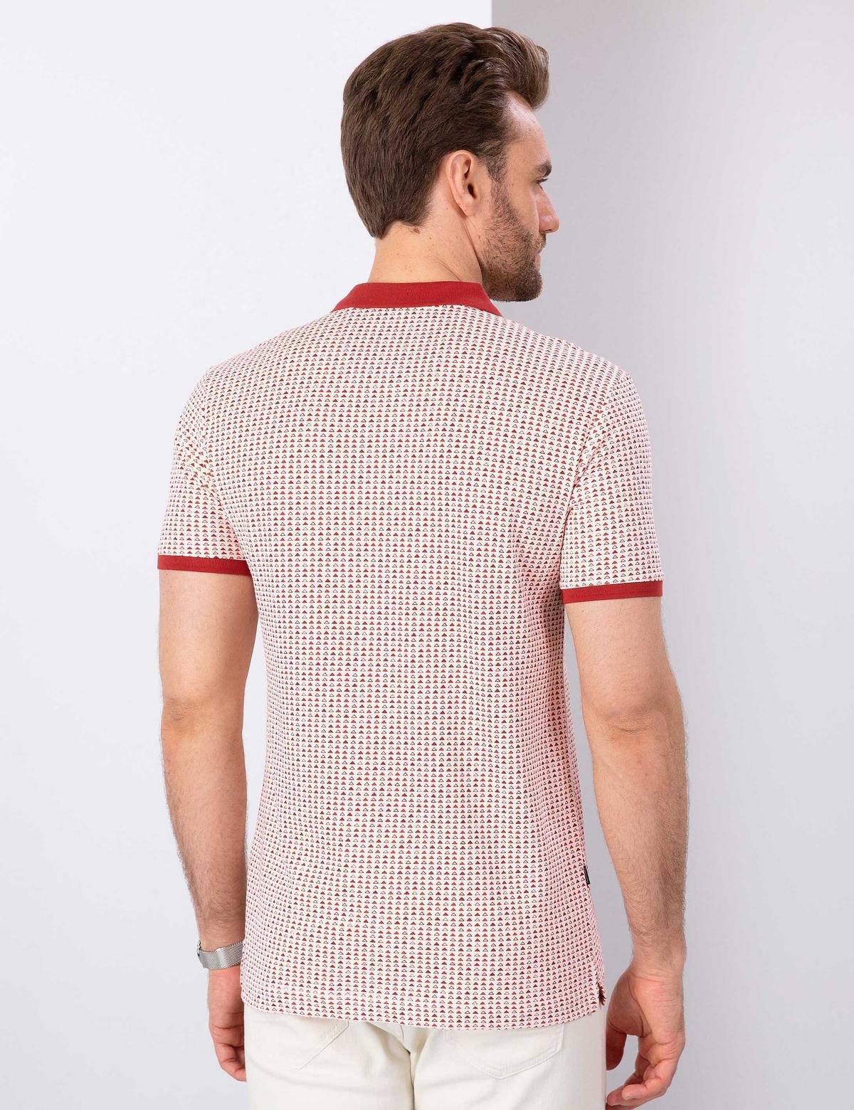 Kiremit Slim Fit Polo Yaka T-Shirt - 50200814003