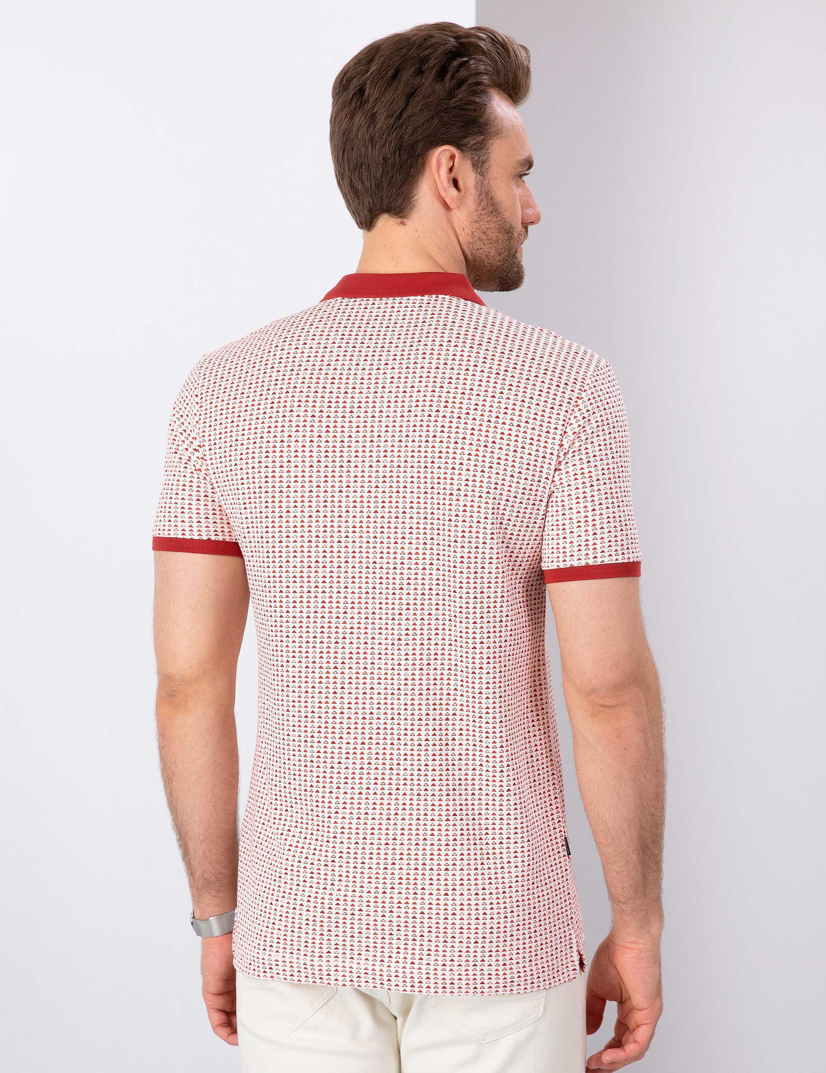 Kiremit Slim Fit Polo Yaka T-Shirt