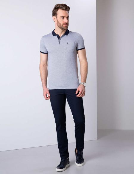 Lacivert Slim Fit Chino Pantolon - 50200819014