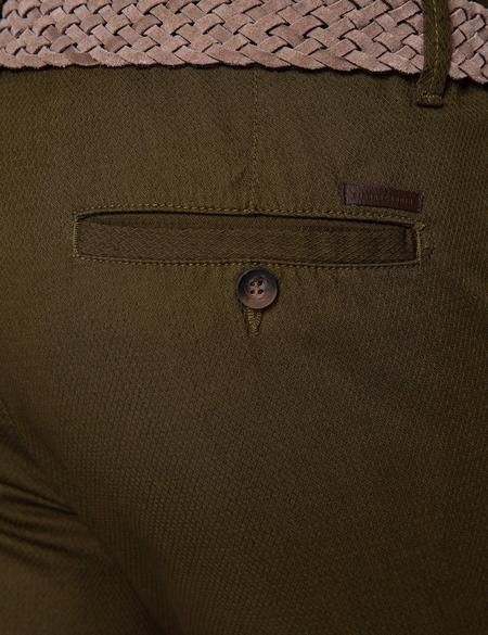 Haki Slim Fit Kanvas Pantolon - 50200819068