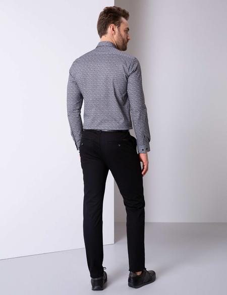 Siyah Slim Fit Chino Pantolon - 50200819085