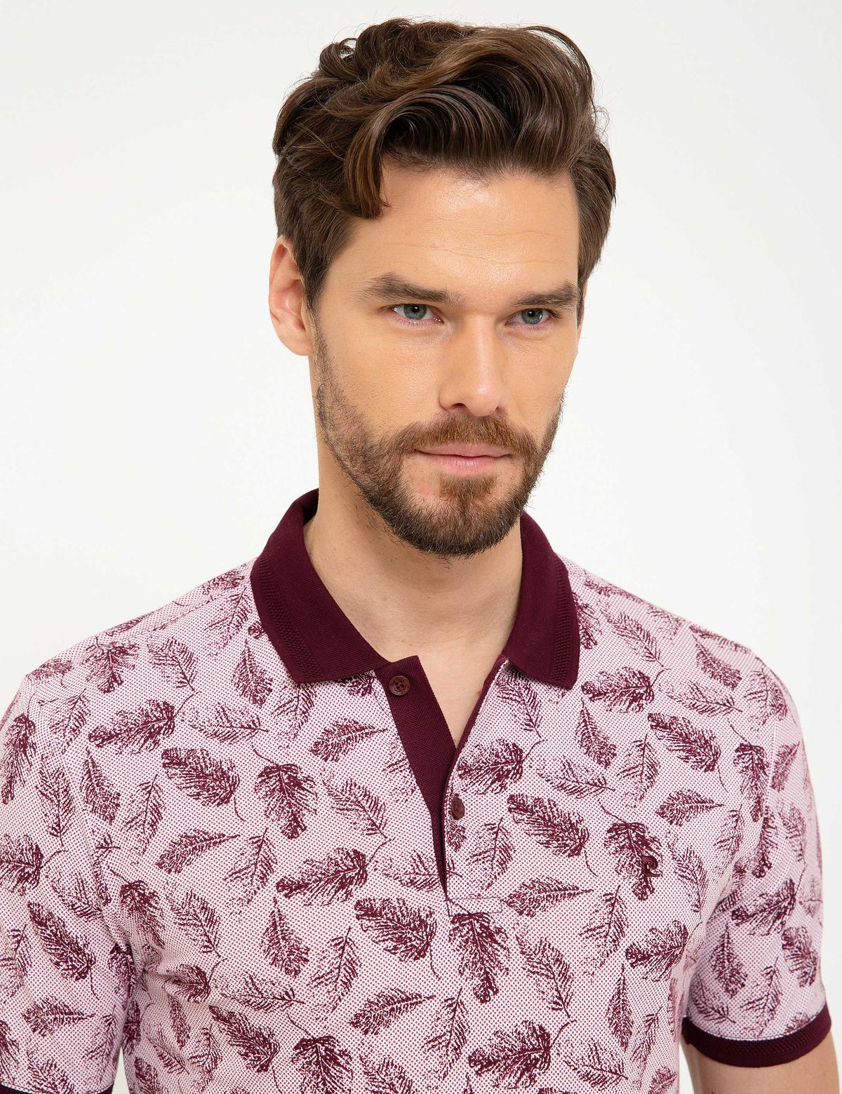 Bordo Slim Fit Tişört - 50200820020